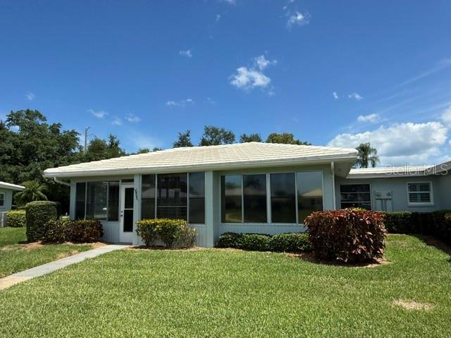 Discover exceptional value and effortless Florida living in this well-maintained two-bedroom, two-bath villa in the desirable Village Green community. Combining generous living space, a prime Bradenton location, and true maintenance-free convenience, this home presents an outstanding opportunity for buyers seeking comfort, lifestyle, and long-term value near the Gulf Coast beaches.

The spacious interior offers a bright, open living and dining area with plenty of natural light and room to entertain or simply relax. The functional kitchen provides ample cabinetry and workspace and connects easily to the main living areas. A unique bonus is the oversized laundry room with a built-in desk, perfect for a home office, craft space, or extra storage—an uncommon feature in this price range.

The primary bedroom serves as a comfortable private retreat with its own en-suite bathroom, while the guest bedroom and second full bath offer flexibility for visiting family and friends. The thoughtful layout lives larger than expected and offers excellent potential for buyers wanting to personalize a home while enjoying immediate comfort. The villa is freshly painted on the outside and ready for a new owner.

Village Green is especially attractive for buyers looking for a lock-and-leave lifestyle, with maintenance-free exterior care included so you can focus on enjoying Florida instead of maintaining a property. The pet-friendly community features mature tropical landscaping, peaceful surroundings, and a heated community pool perfect for year-round enjoyment.

Location is everything, and this home delivers. You are just minutes from IMG Academy, GT Bray Park, golf courses, medical facilities, shopping, and dining. The pristine beaches of Anna Maria Island and Bradenton Beach are only a short drive away, making spontaneous beach days and sunset dinners part of your everyday lifestyle.

Opportunities at this price point in such a well-located, maintenance-free community are becoming increasingly rare. Whether you're searching for a winter home, investment property, or full-time residence, this property offers an excellent chance to secure your place in one of Bradenton’s most convenient locations.

Schedule your private showing today and see why Village Green remains one of Bradenton’s most sought-after villa communities.