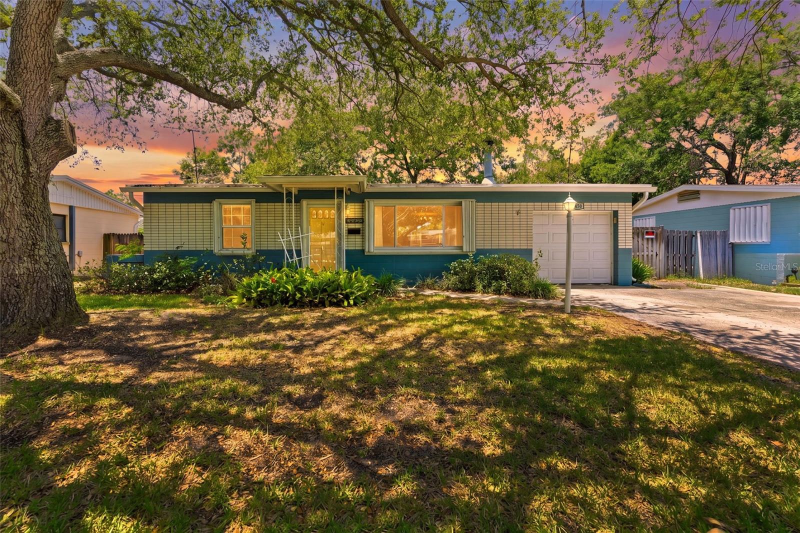 Virtually Staged. Welcome to this well-maintained 2-bedroom, 2-bath home in the heart of Pinellas Park! Offering 1,185 square feet of living space and a one-car garage, this property provides flexibility that is hard to find at this price point.

A standout feature is the bonus room with a built-in desk area. French doors and an abundance of natural light from surrounding windows make this the perfect space for a home office, hobby room, guest room, or additional living area. Sliding glass doors lead directly to the spacious backyard, creating a seamless indoor-outdoor flow.

Key features include a fireplace for cozy evenings at home, hurricane shutters, a newer fully fenced backyard, and a large Tuff Shed for additional storage.

Additional updates include newer roof (2018), an energy-efficient Rheem Performance Platinum 50-gallon hybrid water heater (2019) and newer kitchen appliances. For added peace of mind, a 15,000-watt generator also conveys with the property.

Located in Flood Zone X with no HOA, this property offers both flexibility and peace of mind. Conveniently situated near shopping, dining, and parks, with Downtown St. Petersburg and the Gulf beaches both approximately 20 minutes away.

Move right in and enjoy as-is or update to match your personal style. With flexible living space, plenty of storage, and several valuable updates already completed, this home is ready for its next chapter.