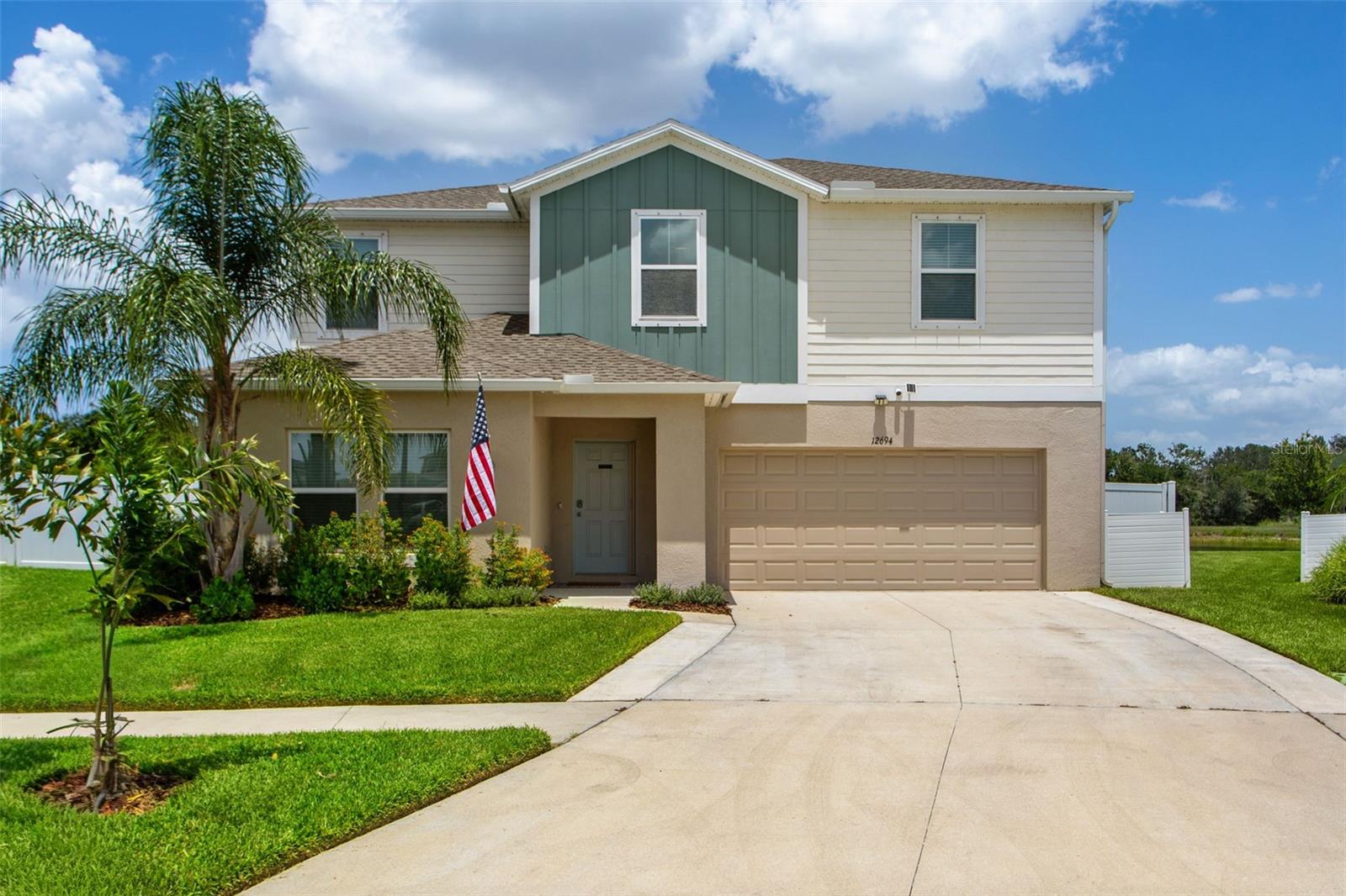 Amazing POOL home on WATER frontage & CONSERVATION lot!  5BR/3BA/OFFICE/BONUS/UPGRADES!  This home has ALL the comfort & extras that will impress.  Downstairs offers a private office w/ upgraded French doors, 1 BR & upgraded BA, an open living room overlooking the pond, large windows, island kitchen, custom backslash, & an upgraded pantry!  Enjoy newer laminate flooring throughout the office & main living areas!  Your second floor greets you w/ a large bonus room perfect for entertaining & having many options, a separate primary BR that is expansive w/ a dedicated & upgraded BA, walk-in closet, & BR overlooking conservation & pond! This split plan floorplan offers 3 additional BR's, an upgraded BA, & a dedicated laundry room (upgraded shelving).  Enjoy a newer soaking tub, newer tiled showers (all), & closet-maid upgrades to closets.  Stepping outside will take you to the next level - w/ a newer patio roof w/ outdoor permeate lighting, stunning pool w/ safety fence, privacy fencing, gutters, & storage shed.  Other upgrades include an exterior preventative termite bait system, water softener system, extended side driveway sections on each side, upgraded landscaping, & an HVAC U.V. light system.  This private & quaint section of the street has a field in front of the home w/in the loop of the street - which offers additional space & convenience!  If privacy & a move-in ready condition home is top on your list, then this home is a must-see home!  Check the 3-D Tour available w/ floorplan (on-line).  The Triple Creek community offers separate amenity centers featuring multiple resort-style pools, a fitness center w/ group classes, a full calendar of social events, tennis, basketball, pickleball, & volleyball courts. Enjoy scenic walking trails, playgrounds, dog parks, & much more!  It is centrally located to many Riverview points of interests & accessible to U.S. Hwy 301, I-75, Rhodine Rd./Balm Riverview Rd., & Big Bend Rd. Schedule your appointment today!
