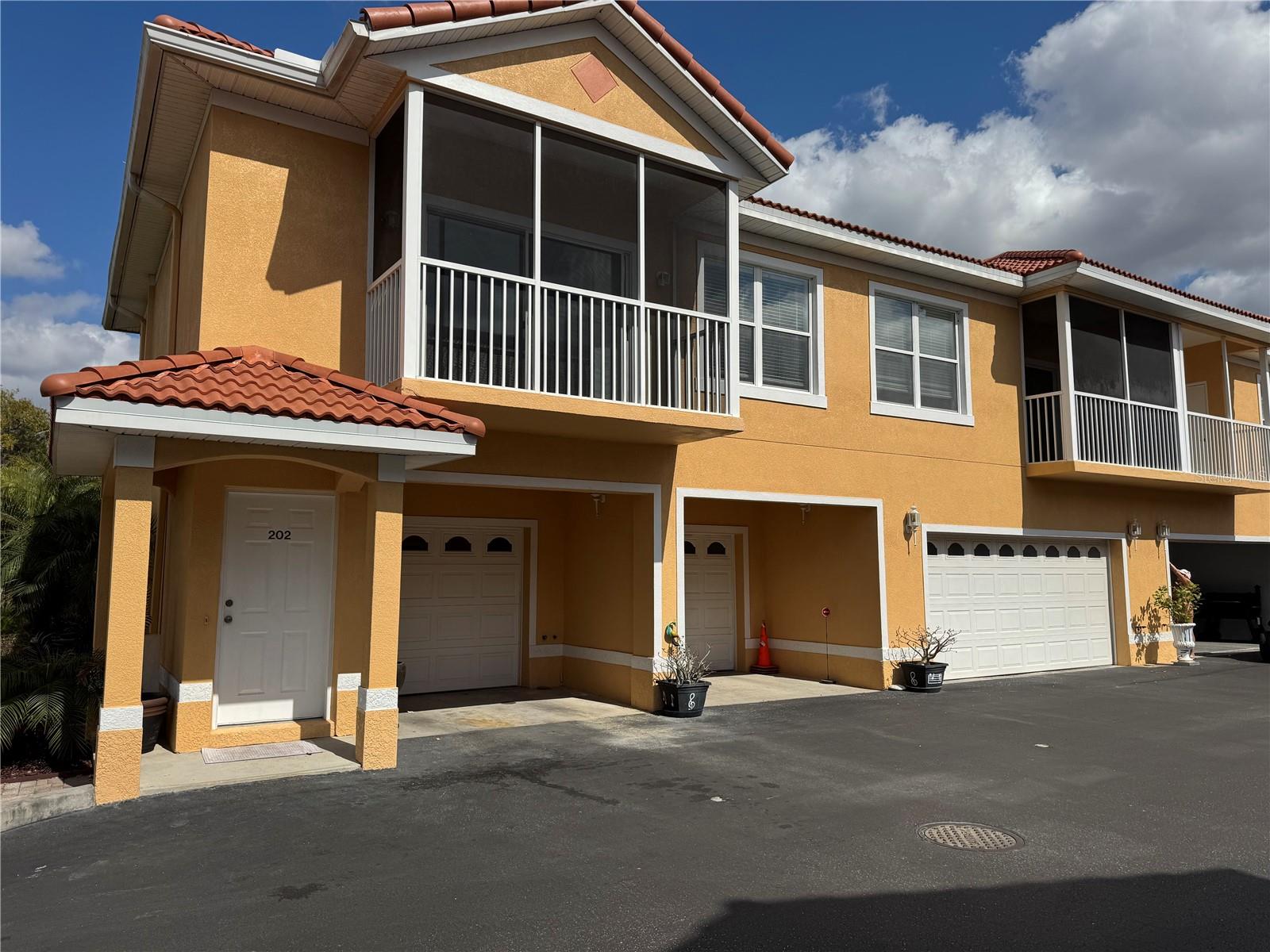 HUGE PRICE REDUCTION!! Now only $230,000. WOW! Book an appointment soon! Beautiful Open Concept Mediterranean style condo. 2 bedroom, 2 bath end unit condo with 9 ft ceilings! All inside The World Renowned Paradise Lakes gated nudist community. The Terraces is the most recent built subdivision in Paradise Lakes. This home has been recently remodeled. All laminate tile and carpet has been replaced. Fresh paint throughout. ALL NEW APPLIANCES as well! All tastefully done. Lovely Kitchen with granite counters, breakfast bar, pantry and laundry with full sized washer & dryer. This unit boast a huge open concept that includes the great room, dining room AND kitchen! Just perfect for entertaining. Upgrades galore. The Primary bedroom suite features a tray ceiling making it 10', a private balcony, walk-in closet, plus another closet for your convenience, dual sink tall vanities, garden/soaker tub, separate tiled shower, linen closet and attic storage. One car oversized attached garage with electric opener, and storage closet. Everything all fresh and new! Optional membership to Paradise Lakes Resort, owners get a discount. The resort has lots of amenities. Something to do every night! Heated pools, water volleyball, billiards, darts, Wii bowling, karaoke twice a week, and so much more. Call for your private showing today!
