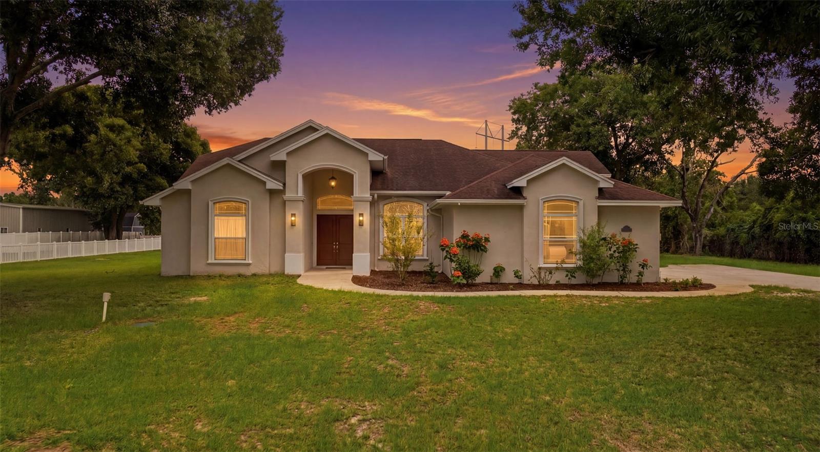 SELLER OFFERING $20,000 CREDIT TO BUYER. NO HOA. NO CDD. 1.61-acre rectangular lot. Concrete block construction. Zoned for top-rated schools, including Steinbrenner High School, Martinez Middle School, and Hammond Elementary. 

Located in the highly desirable Lake Keystone area of Odessa, this 5-bedroom, 3-bath home with a dedicated study/den and 3-car garage offers the space, privacy, and flexibility that are becoming increasingly difficult to find.

Recent improvements include a NEW HVAC system (2025), fresh exterior paint, serviced septic system (2026), new toilets, and a water softener. The seller’s $20,000 credit provides flexibility for closing costs or future improvements.

Inside, the thoughtfully designed floor plan features formal living and dining rooms, a dedicated study, and spacious living areas ideal for both everyday living and entertaining. Quality finishes throughout include marble flooring in the kitchen and bathrooms, wood flooring throughout the main living areas and bedrooms, custom cherry wood cabinetry, granite countertops, crown molding, and premium Grohe fixtures.

The primary suite is a true retreat, featuring an 18' x 25' bedroom with wood flooring, a custom California walk-in closet, and a spa-inspired bathroom with a wall-to-wall marble shower, soaking tub, and double sinks.

The kitchen was designed with both functionality and style in mind, featuring GE Café stainless steel appliances, double wall ovens, extensive cabinetry, a built-in desk, a large pantry, and generous counter space for cooking, hosting, and gathering.

Outdoor living is equally impressive with a massive screened wraparound lanai overlooking the private backyard. Outdoor kitchen hookups are already in place, creating the perfect opportunity to design your dream outdoor entertaining space. Measuring approximately 156 feet wide and 448 feet deep, the property provides room to spread out while ASC-1 zoning offers a level of freedom and flexibility rarely found in today’s market.

Conveniently located just minutes from the Veterans Expressway, approximately 15 minutes from Tampa International Airport, and about 30 minutes from Downtown Tampa and the Gulf beaches, this property delivers the best of both worlds, private acreage living without sacrificing access to shopping, dining, and the conveniences of Tampa Bay.