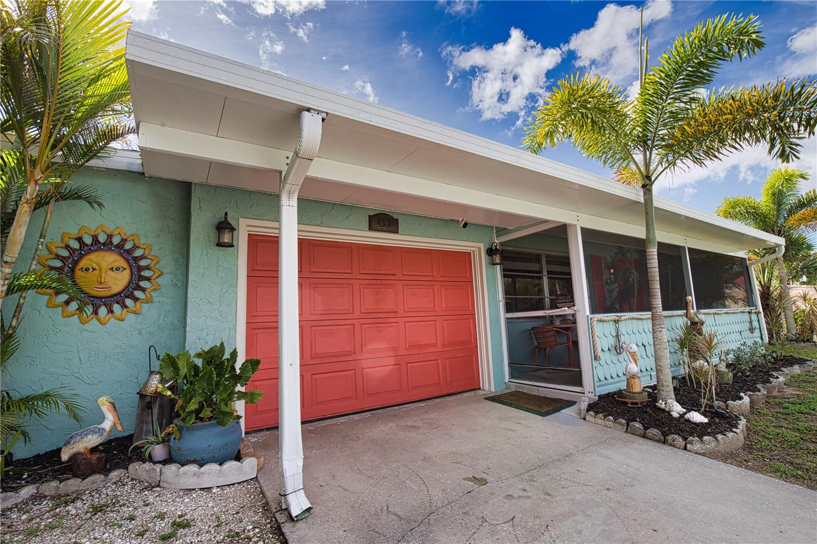 Experience waterfront Florida living in this beautifully maintained and lushly landscaped canal-front bungalow located in the heart of Port Charlotte. Situated on a saltwater canal with direct harbor and gulf access, this cozy 2-bedroom/2-bathroom home offers the perfect blend of comfort, functionality, and outdoor lifestyle. The home did not have any flood damage during recent storms.

Enjoy the newly expanded private dock complete with a canopied boat lift, jet ski lift, and GEM remote system for wireless lift operation. After boating, take a dip in the updated and heated 15x26 in-ground pool with a spacious covered lanai.

Major updates provide peace of mind, including a metal tile roof (2023), updated HVAC system (2022), dual electrical panels updated in 2019 and 2021, and a new Samsung refrigerator installed in 2024. Additional highlights include an ADT alarm system, a 1.5-car garage, and completed wind mitigation and 4-point inspections.

Whether you are looking for a full-time residence, seasonal getaway, or waterfront retreat, this move-in-ready home offers an exceptional opportunity to enjoy the Southwest Florida lifestyle.