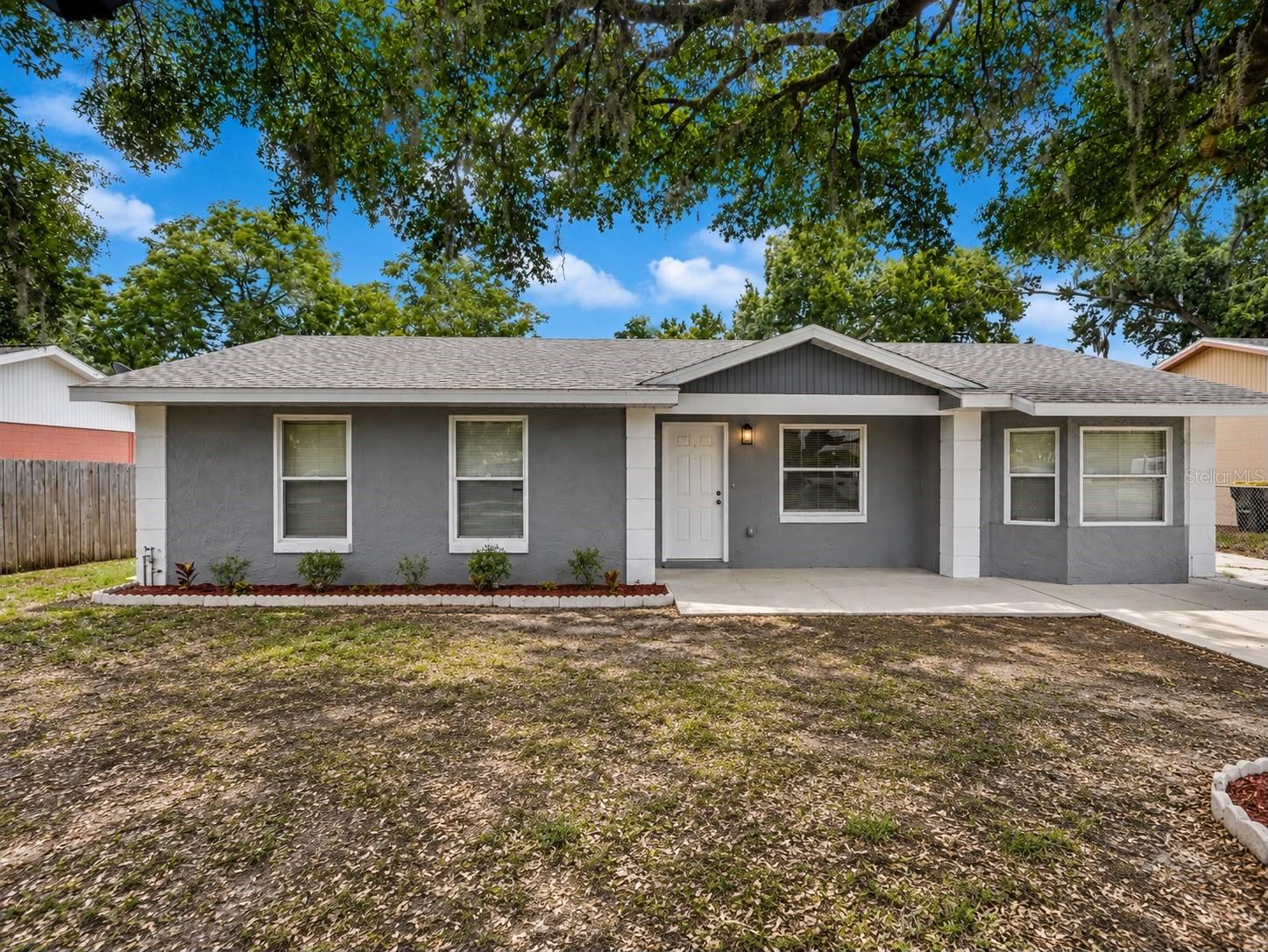 Welcome to this charming 4-bedroom, 2-bathroom home located in a quiet, established neighborhood with NO HOA! This well-maintained property offers a spacious layout, a relaxing covered back porch that's perfect for entertaining or enjoying your morning coffee, and a great location with easy access to I-4. Conveniently situated near major shopping centers, restaurants, schools, and everyday amenities, this home combines comfort, convenience, and value. Whether you're a first-time home buyer, growing family, or investor, this property is an excellent opportunity. Don't miss your chance to own this beautiful home!