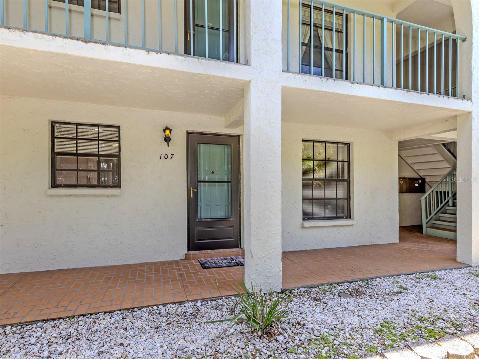 Manasota Beach Gardens, two-bedroom, two-bath, turnkey-furnished ground-floor unit just a short half mile from the beach. Enter inside where you'll be treated to beautiful garden views through sliding glass doors just beyond your spacious great room and screened lanai. This condominium features plenty of upgrades including new flooring throughout and upgraded lighting fixtures and ceiling fans. The kitchen is a highlight with the gleaming granite countertops, and washer and dryer. The primary suite offers garden views from the sliders where you can enjoy coffee on the lanai while planning your day. The primary bath is well planned with a double vanity and separated from the shower and water closet. The guest bedroom will delight friends and family, providing plenty of room and easy access to the guest bath with a walk-in shower. This community offers a great heated pool, a relaxing spa, assigned parking and various community activities. You can easily bike to the beach, launch your boat or kayak at the nearby ramp (just under half mile away), or simply unwind on your lanai. In the evening, head back to the beach for spectacular Gulf sunsets or join the neighbors at the clubhouse for a cocktail. If you are ready to start living the Florida dream, you don’t want to miss this opportunity!