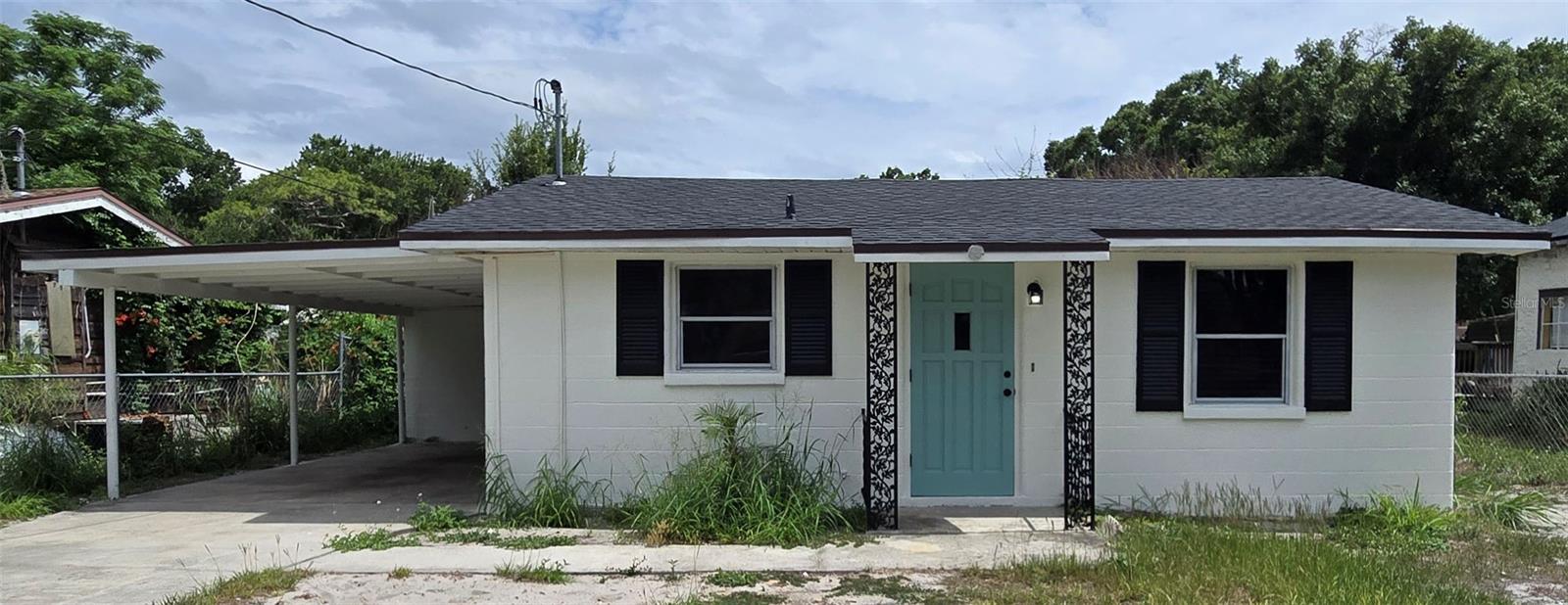 Welcome to a NO HOA 2 bedroom 1 bath located right between Orlando and Tampa. This starter home is close to everything you need plus wonderful lakes, nature trails, Legoland, and more.  Walking into the living room there is plenty of space for unwinding after a long day. The first bedroom is connected to the livingroom. Just to the left of the livingroom is the kitchen. In the kitchen there is plenty of storage and cooking space. The next bedroom is just outside the kitchen. Both bedrooms provide all the essentials and boast a ceiling fan. The side door from the kitchen leads to the carport which could easily act as an awesome covered outdoor space. Walking around the house, a large yard for family activities welcomes you. Come find out why you should make this home yours. Ask about Seller Financing Terms.