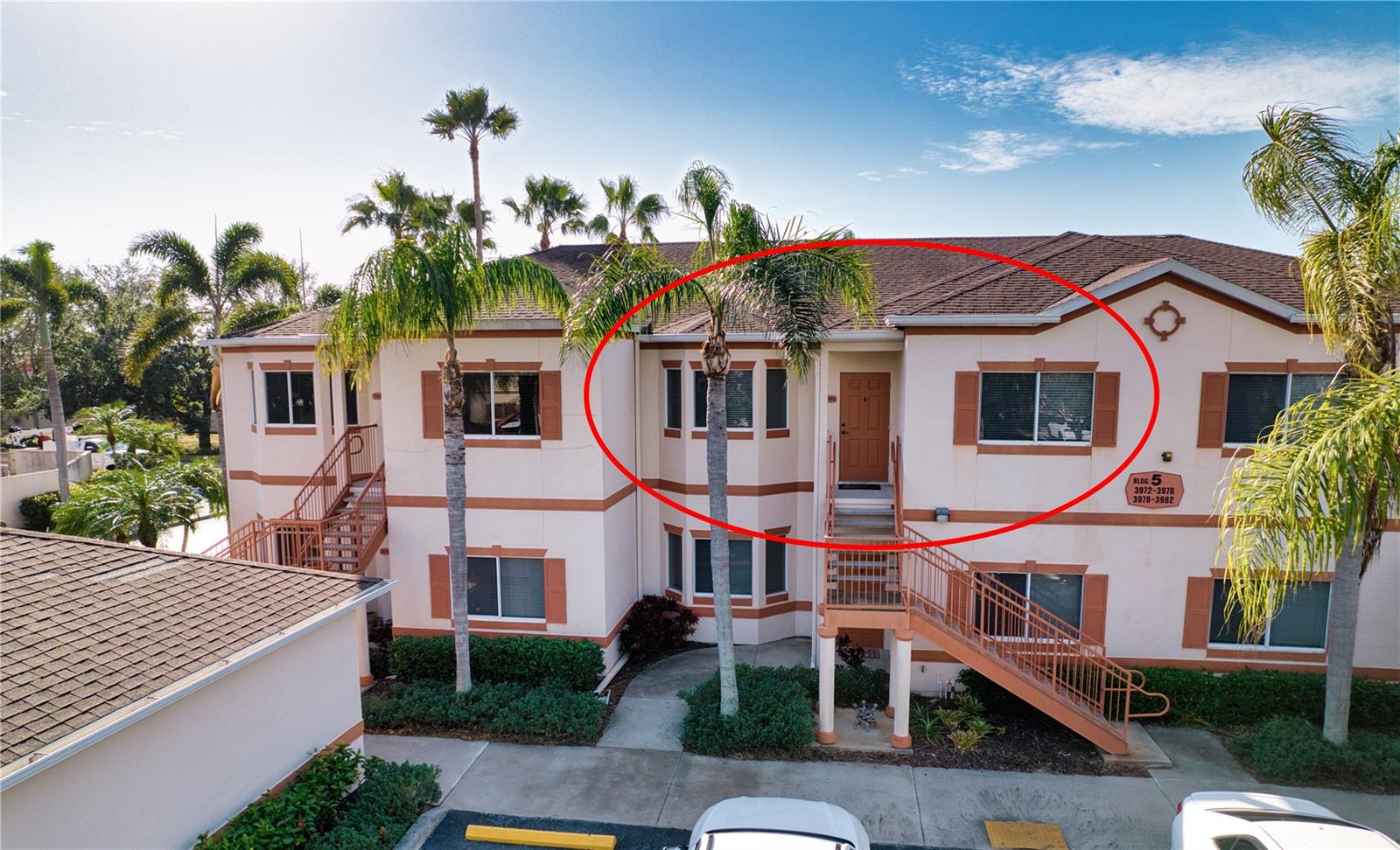 Welcome to this beautifully maintained 2/2 condo in a secure gated community, offering comfort, convenience, and modern living. This spacious top floor unit features an open-concept layout with abundant natural light, a well-appointed kitchen with ample cabinetry, and a comfortable living area perfect for relaxing or entertaining. The bedrooms are generously sized with excellent closet space. Enjoy added conveniences such as in-unit laundry, dedicated parking, and access to community amenities including a sparkling pool and secure entry. All units just had new roofs put on this month. Located in a desirable area close to shopping, dining, public transportation, and major highways, this condo is ideal for first-time buyers, downsizers, or investors. Just 5.5 miles to Siesta Beach and village. Move-in ready and thoughtfully designed, this condo offers low-maintenance living without sacrificing style or comfort. Don’t miss your opportunity to own a fantastic condo in a sought-after location.