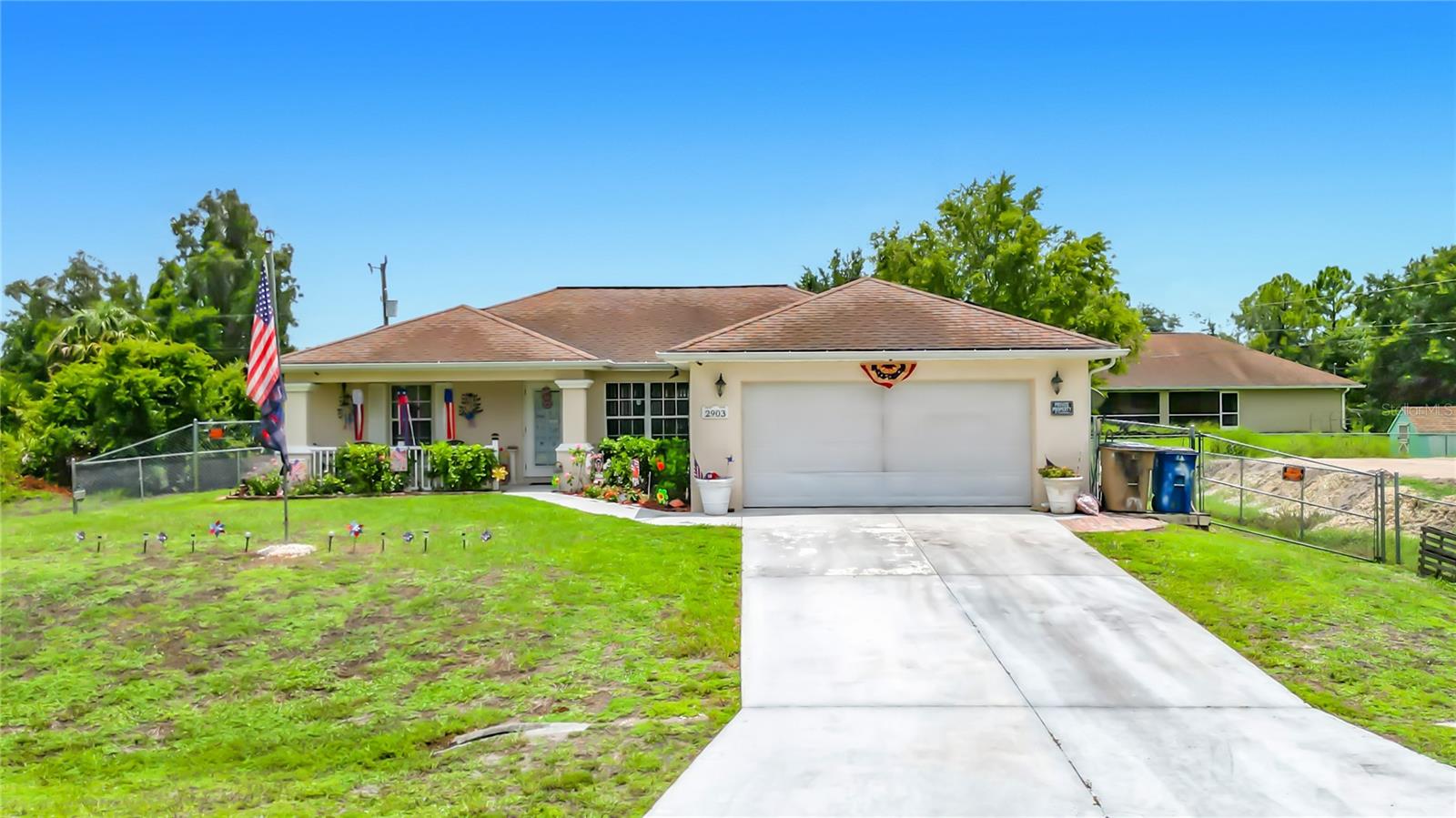 Welcome to this beautifully maintained 3-bedroom, 2-bath home situated on a spacious lot in the heart of Lehigh Acres. Built in 2007, this property offers a desirable split-bedroom floor plan with over 1,400 square feet of comfortable living space.