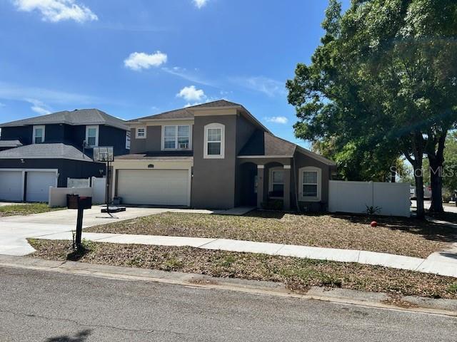This spacious 4-bedroom, 2.5-bath home with a 2-car garage is full of potential and priced accordingly for needed updates—an excellent opportunity for investors or buyers looking to add their personal touch. Situated on a desirable corner lot, the property features a double gate with ample space for boat or trailer storage and no HOA restrictions, offering flexibility and freedom.  
Inside, you’ll find a functional layout with a front living room and an open kitchen and family room combination at the rear of the home—ideal for everyday living and entertaining. The first floor also includes a versatile office or bonus room with a generous walk-in closet, along with a convenient laundry room that provides direct access to the garage. High ceilings throughout enhance the sense of space and natural light. Upstairs, the primary suite includes a private en-suite bathroom and a walk-in closet. The home is equipped with two HVAC systems (2024), adding value and peace of mind. Located in centrally positioned Pinellas Park, this home offers easy access to major roadways, bridges, and everything in Pinellas County.