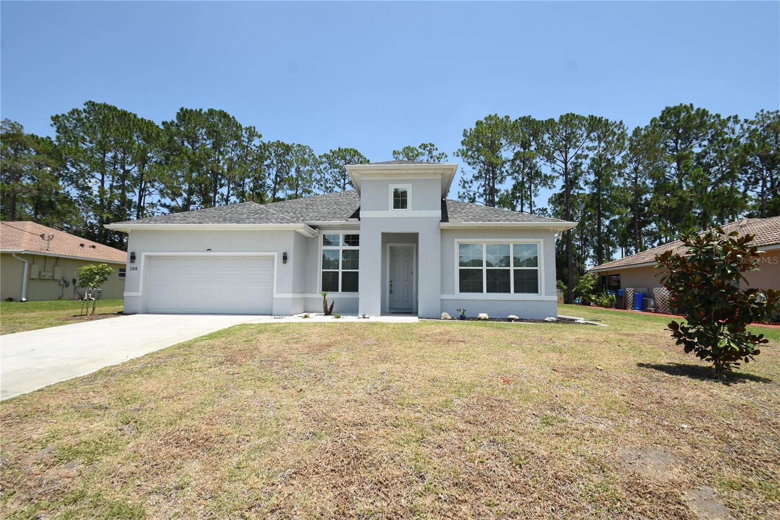 Journey to your dream retreat at 108 Plainview Drive in the enchanting Palm Coast, FL. Pool care included. This stunning 5-bedroom, 3-bathroom plus an office sanctuary spans 2,709 sq ft, offering ample space for relaxation and entertainment. Upon entering, be welcomed by a harmonious blend of elegance and comfort, with gleaming granite countertops that add a touch of luxury to the modern kitchen. The open floor plan effortlessly flows into a spacious living area, perfect for gatherings or cozy nights in. Step outside to find your private oasis, complete with a sparkling swimming pool, ideal for sun-soaked afternoons and serene evenings under the stars. Each bedroom provides a tranquil escape, ensuring restful nights and rejuvenating mornings. The bathrooms, each a full bath, are designed with both style and functionality in mind, adding to the home's allure. Located in the vibrant Palm Coast community, this property offers a serene lifestyle with convenient access to local amenities and natural beauty. Discover the perfect blend of luxury and tranquility at this unforgettable Plainview Drive residence. Embrace the opportunity to create lasting memories in a home that truly has it all.