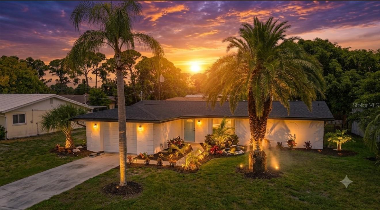 IT’S ALL ABOUT LOCATION!

Experience the very best of Southwest Florida living in this beautifully remodeled, move-in-ready home. Ideally situated just minutes from pristine Gulf beaches, boating, the South Venice Beach Ferry, waterfront dining, boutique shopping, vibrant entertainment, and highly rated schools, this exceptional property offers both convenience and an outstanding coastal lifestyle. Nearby medical facilities provide additional peace of mind, and the home is located in Flood Zone X, where flood insurance is not required by most lenders.

Almost everything has been upgraded in the home which include a fully remodeled kitchen and bathrooms, luxury vinyl plank flooring throughout, new HVAC system, new water heater, epoxy-coated garage floor, fresh interior and exterior paint, updated lighting, new trim and interior doors, custom closets, a beautifully designed lanai, new paver patio, fire pit area, new roof, soffits, fascia, gutters, and professionally landscaped grounds with built in irrigation system for plants. The home also features hurricane-impact-rated windows for enhanced protection, energy efficiency, and peace of mind. A New well pump and upgraded well equipment hav been installed as well.

Designed with both comfort and functionality in mind, this impressive two-bedroom, two-bath residence features a bright, open floor plan filled with natural light and seamless indoor-outdoor living. Nearly every aspect of the home has been thoughtfully updated, allowing you to move in with confidence and enjoy years of worry-free ownership.

The spacious kitchen serves as the heart of the home, offering generous counter space, abundant cabinetry, and an ideal layout for entertaining family and friends. Both bedrooms provide ample closet space and private sliding glass door access to the lanai and patio, creating a relaxing connection to the outdoor living areas while offering comfort and privacy for family or guests.

Every detail of this exceptional coastal retreat has been carefully considered, creating a home that truly stands apart. Opportunities to own a property of this quality, in such a desirable location, are rare. If you’re looking for a home where the work has already been done and every detail has been thoughtfully finished, your search ends here.

Schedule your private showing today—you’ll be glad you did!