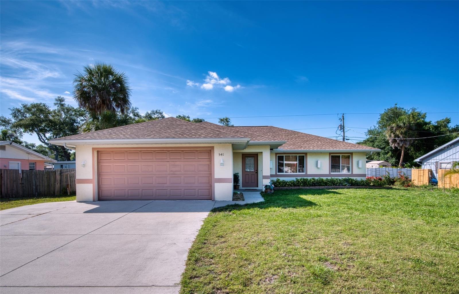 Move in and breathe easy at 541 Falkland Rd.

The big stuff is already done. Brand new roof (2026), hot water tank (2023), and A/C (2022). Built in 2008, this home delivers the peace of mind of newer construction with updated systems and quality finishes throughout, all designed with Florida living in mind.

Inside, cathedral ceilings open up the main living space, and ceramic flooring runs throughout for an easy, polished look. The custom kitchen is the real showstopper, thoughtfully designed with built in cutting boards, an appliance garage, a lazy Susan, and a walk in pantry. It's the kind of kitchen you actually want to cook in.

Three comfortable bedrooms and two full baths give you room to spread out, and the flexible den is perfect for a home office, media room, or additional lounge space. A standout feature is the private guest ensuite, ideal for hosting visitors in comfort, accommodating multigenerational living, or generating income as a rental suite.

Outside, the extra large double garage handles two vehicles with space to spare, plus plenty of additional parking for guests or a boat. A hardwired security system and motion flood lights keep things secure day and night.

Best of all? No HOA, not in a flood zone (no flood insurance required), and no water or sewer bills. Just a well cared for home without the extra costs.

Whether you're looking for a primary residence, a seasonal retreat, or an investment property with built in rental potential, 541 Falkland Rd delivers the Venice lifestyle at its finest. Come see it before it's gone.