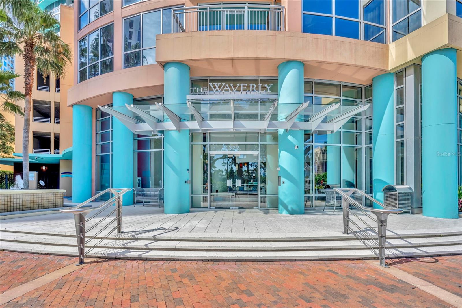 Enjoy spectacular Lake Eola and downtown Orlando views from this 19th-floor 2 bedroom, 2 bathroom
residence at The Waverly on Lake Eola. Features include a large balcony over looking Lake Eola, an
abundance of natural light, spacious living areas, wood floors throughout and access to premium amenities including a
pool, fitness center, entertaining area, weight room, outdoor BBQ  front desk service, and secure parking. Ideally located steps from Lake Eola,
dining, entertainment, and everything downtown is known for. New stackable washer dryer in laundry closet located off the kitchen. Newly painted and move-in ready!