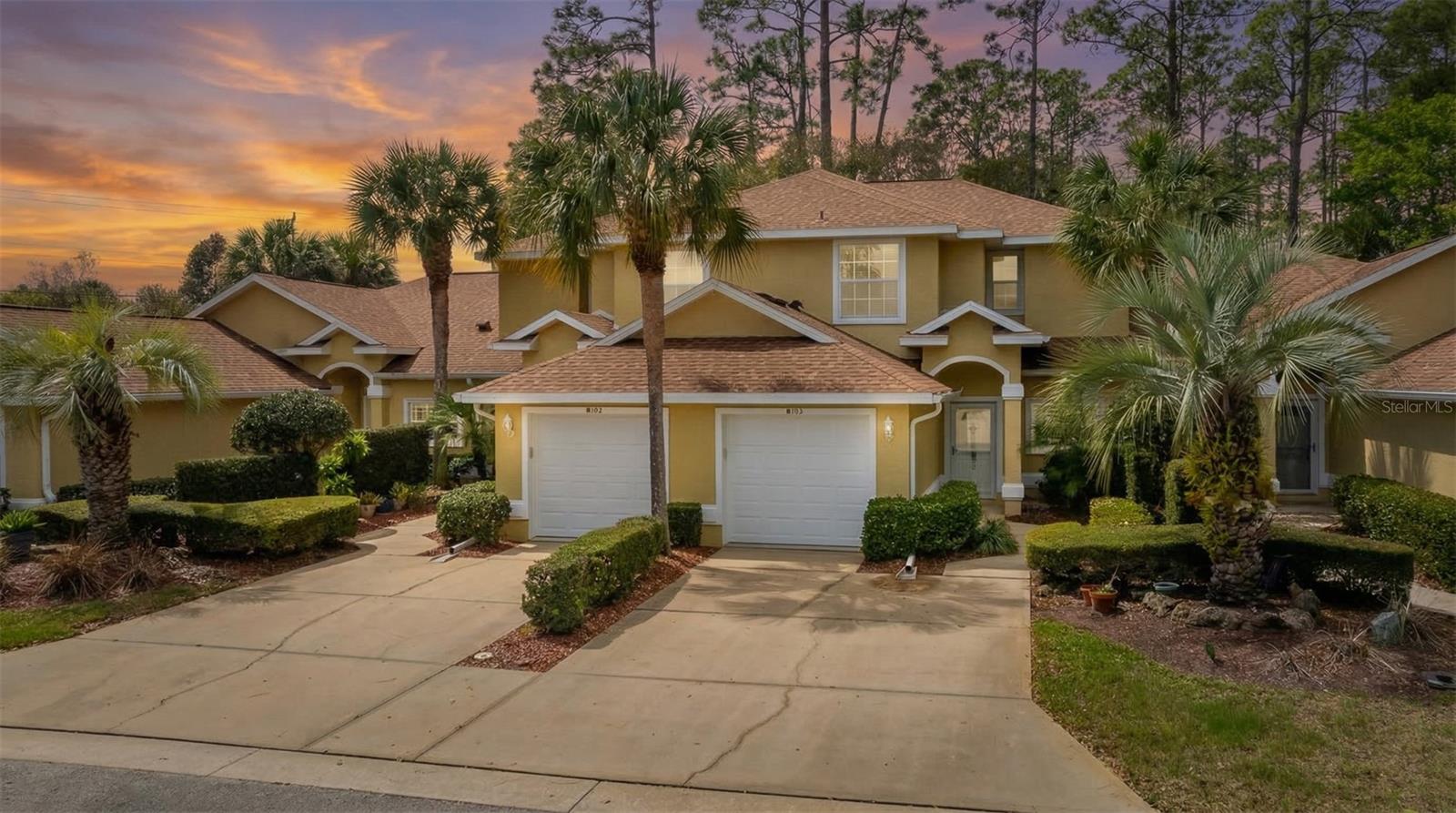 Welcome to this beautifully maintained 3-bedroom, 2-bathroom, 2-story condo located just approximately 1 mile from the stunning shores of Flagler Beach! ?This inviting home offers a functional and flexible layout, perfect for both full-time living or a coastal getaway. Step inside to find an updated kitchen featuring modern finishes, sleek cabinetry, and stainless steel appliances—ideal for cooking and entertaining. The first floor includes a convenient bedroom and full bathroom, perfect for guests or a home office.  Upstairs, you’ll find the spacious primary suite along with an additional bedroom, offering privacy and comfort for family or visitors. Enjoy low-maintenance living with access to community amenities including a clubhouse and sparkling pool—perfect for relaxing and socializing. Whether you're looking for a primary residence or a vacation home, this condo offers the perfect blend of comfort, style, and location near the beach!