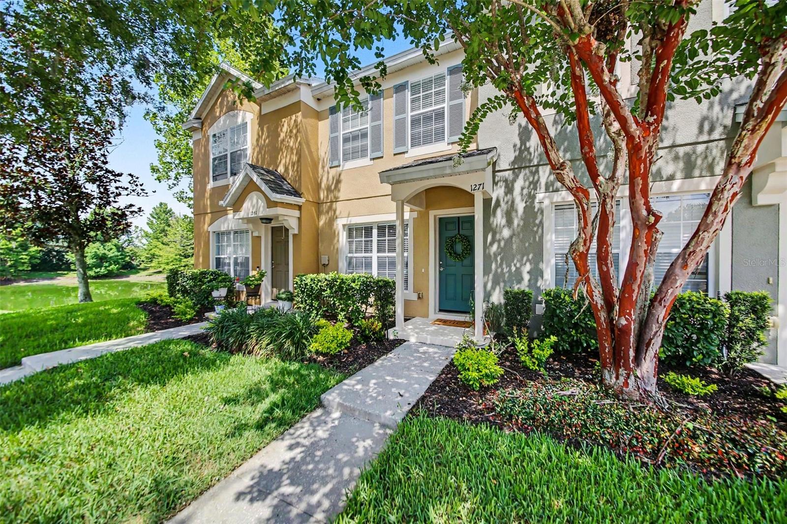 Virtually Staged. Welcome to Regency Oaks – Where Comfort, Convenience, and Serenity Come Together!
Move right into this beautifully maintained 2-bedroom, 2.5-bath townhome located in the desirable gated community of Regency Oaks in Sanford. Freshly painted and featuring attractive laminate flooring throughout both the first and second floors, this home feels fresh, modern, and truly move-in ready.
Step inside to an inviting open floor plan filled with natural light, creating the perfect space for everyday living and entertaining. The spacious kitchen opens seamlessly to the dining and living areas, while the screened porch provides a peaceful retreat to enjoy your morning coffee or unwind after a long day.
Upstairs, you'll find two generously sized bedrooms, each offering comfort and privacy, along with two full bathrooms. The home's prime location within the community offers a unique sense of privacy, with tranquil green space and pond views creating a relaxing backdrop rarely found in townhome living.
Residents of Regency Oaks enjoy access to a community pool, cabana, and the security and peace of mind of gated entry. Conveniently located near shopping, dining, major highways, and Sanford's vibrant downtown district, this home combines low-maintenance living with an exceptional location.
Whether you're a first-time homebuyer, downsizing, or looking for a turnkey investment opportunity, this exceptional townhome checks all the boxes. Don't miss your chance to own a beautifully maintained home in one of Sanford's most sought-after gated communities!
