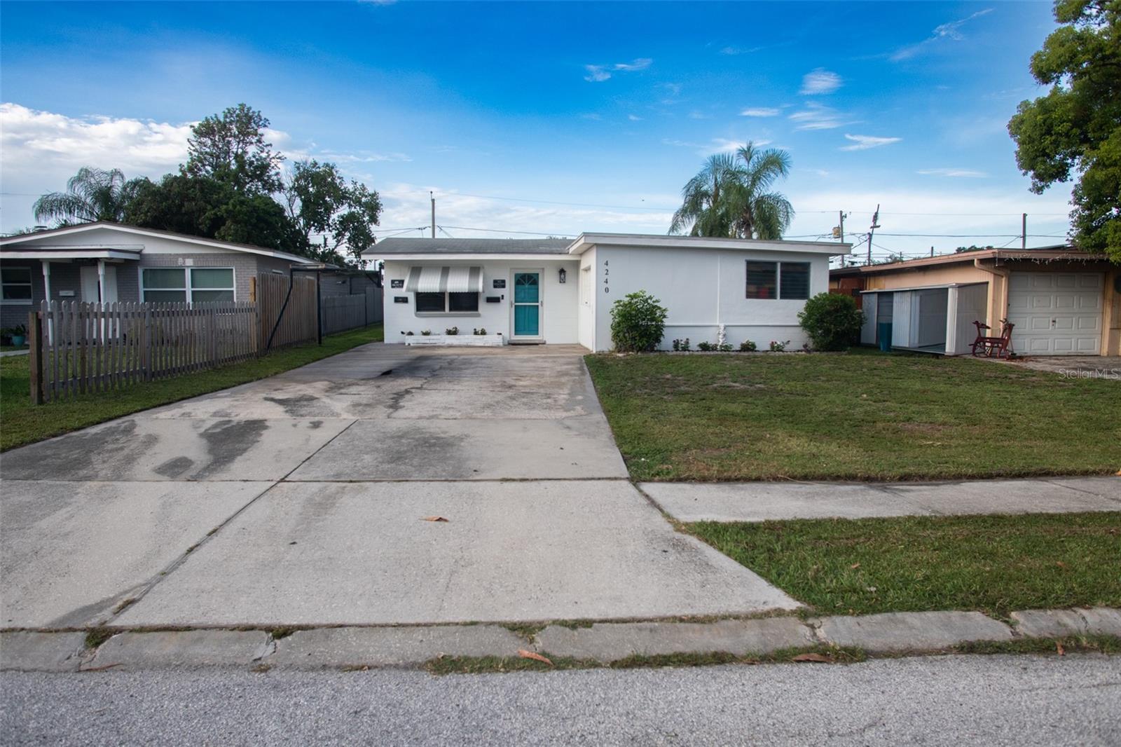 Looking for a home that's convenient to US 19, Interstate 275, Gandy Bridge, stores and the beaches. Come have a look see at this beautiful, remodeled home. Everything inside has been done to update this home, so you don't have to. As you approach the front door, there is a security camera so you can see who's knocking. (of course you'll need a subscription to activate it, if you so choose.)  As you enter the front door, the living room, dining room and Kitchen are an open concept for easy entertaining. Kitchen was remodeled and will come with a 1year home warranty on the appliances. Also had a termite treatment that was just done at the end of June 2026 for extra measure that comes with a 1 year backing. AC new in 2025 comes with a transferable warranty as well. Newer windows are insulated. Roof not so new was replaced in 2014 and is still in very good shape. This home has a tankless water heater too so you can save on that water bill. Bonus - Seller is offering buyer concessions as well. If you are looking for a quiet neighborhood that is convenient to the airport, Tampa, St. Pete, stores, beaches and more, this is the home for you.