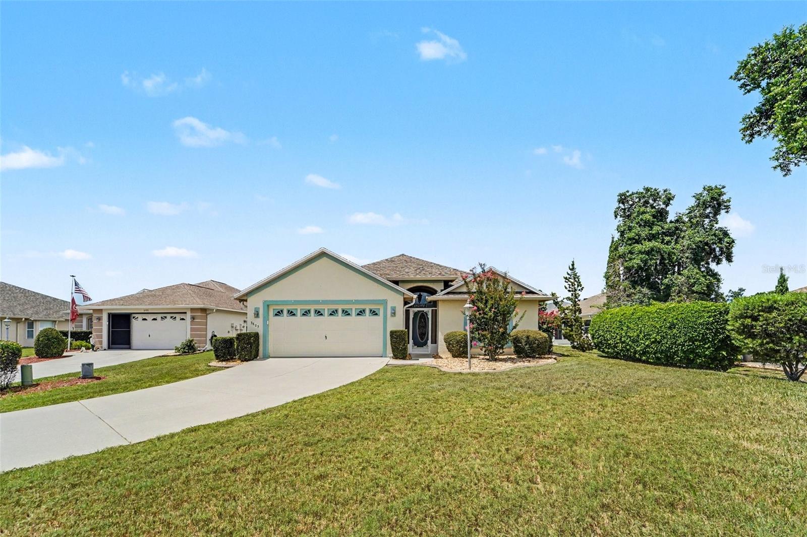 Discover the charm and comfort of this inviting home located in the desirable Arbor Lakes 55+ community. This spacious 3-bedroom, 2-bath residence offers a warm and welcoming atmosphere with an open-concept design, beautiful tile flooring, plantation shutters, and a dedicated formal dining space. The well-appointed kitchen offers plenty of storage and workspace, creating the perfect setting for preparing meals and gathering with friends and family. The generous primary suite provides a peaceful retreat with large walk-in closets, double sinks, a garden tub, and a spacious walk-in shower. Relax and enjoy quiet moments in the enclosed lanai or take in the outdoors on the backyard patio, a wonderful space for entertaining or unwinding. With a thoughtful floor plan, comfortable living spaces, and a prime location within Arbor Lakes, this home offers the ideal opportunity to enjoy the active adult lifestyle you've been looking for. Don't miss the chance to make this exceptional property your own! Click the Virtual Tour link to view the 3D walkthrough. Discounted rate options and no lender fee future refinancing may be available for qualified buyers of this home.