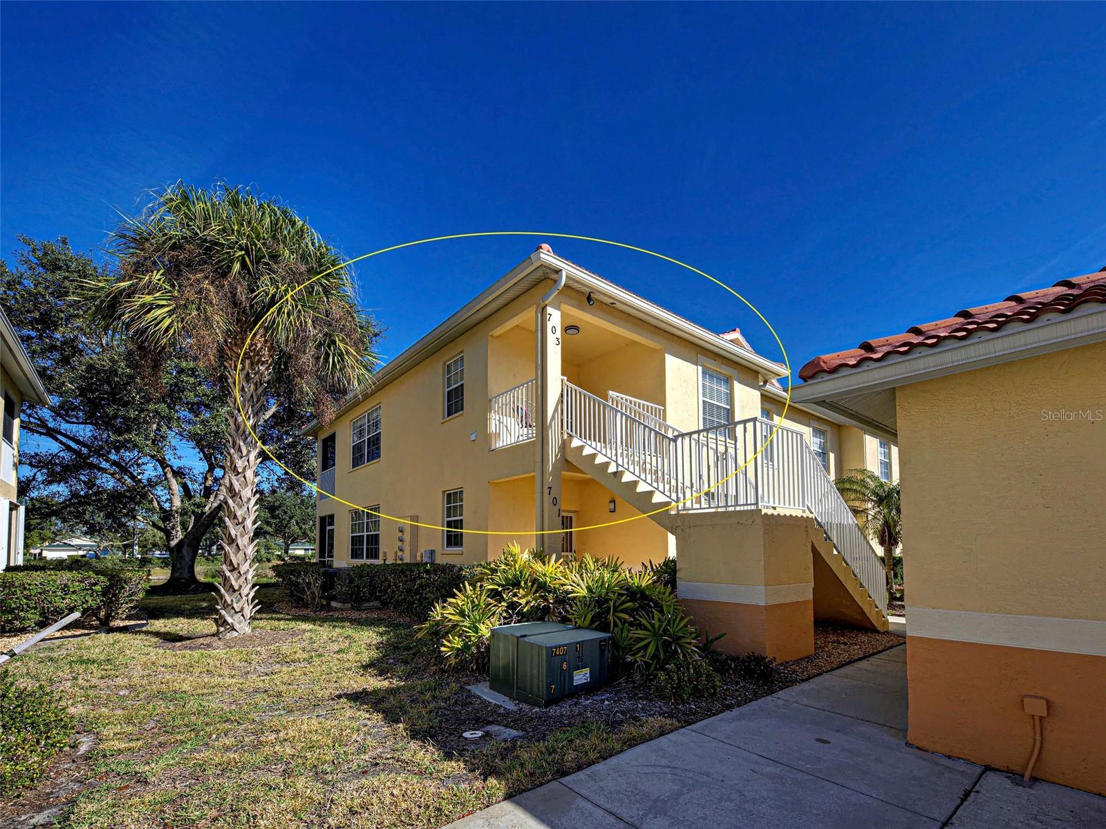 Discover the perfect blend of comfort, convenience, and coastal charm in this wonderfully maintained, Turnkey Furnished, Condominium just minutes from area beaches. Located in one of the best locations, and in one of the most desirable communities in Venice, this home offers easy access to sandy shores, dining, shopping, and entertainment. Inside, this end unit, 2nd floor Condo with high ceilings, features a bright and open layout with abundant natural light, creating a relaxed and inviting atmosphere. This home offers a peaceful setting with a water view that feels like a private retreat. A welcoming front sitting area creates the perfect spot for morning and evening relaxation. The lanai creates a comfortable outdoor extension, ideal for relaxing and enjoying the view. Enjoy the front to back breeze that enhances the home's open airy feel. The well appointed kitchen flows seamlessly into the living and dining areas, ideal for everyday living or hosting guests. A split floor plan places the primary suite on one side of the condo, and the other 2 bedrooms on the other side, with living spaces acting as a buffer between them. This layout boosts privacy for owners and guests, ideal for separate quiet zones. The primary suite boasts dual sinks, and dual closets, one of which is a walk-in. The kitchen features white cabinetry, all nearly new stainless steel appliances, and a convenient breakfast bar, along with an open, flexible dining space that easily accommodates a table for 4. The laundry room is generously sized with a separate attached room for storage and a brand new washer and dryer. Recent updates include, all stainless steel kitchen appliances, designer fans and light fixtures throughout, comfort height toilets, hot water tank(2023), AC(2019), with transferable warranty, and roof(2024). There are no CDD fees, and the association is financially secure. With its desirable location, spacious layout, and thoughtful updates, this home is a true gem. If you have been dreaming of owning your own piece of Florida's paradise, schedule a private showing today to view this truly move in ready home.
