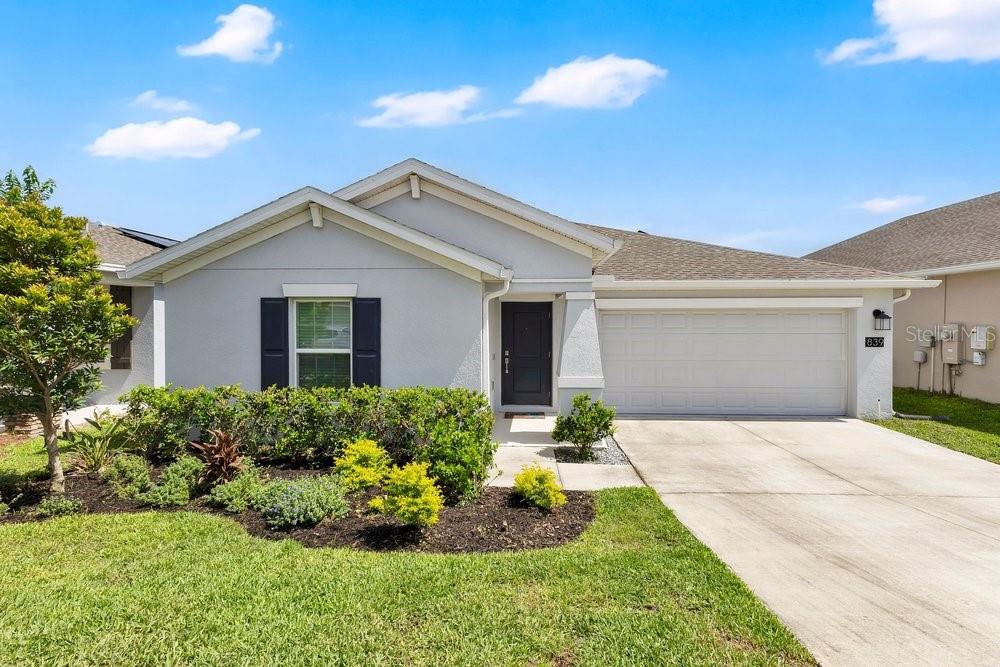 Welcome to 839 Ofanto Way in Magnolia Park! This beautifully maintained newer construction 3-bedroom, 2-bath home offers an open concept layout, energy saving solar panels, a whole-house water filtration system, and a reverse osmosis drinking water purification system. The split bedroom floor plan provides privacy, while the spacious living areas are perfect for entertaining. Enjoy a fully fenced backyard, 2-car garage, and convenient access to US-27, I-4, shopping, dining, golf, and Central Florida attractions including Disney and LEGOLAND. Move in ready and loaded with valuable upgrades, this home is a must see!