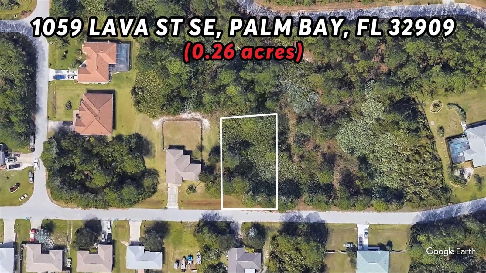 LOCATION LOCATION LOCATION!! Discover the perfect opportunity to build your dream home on this 0.26-acre vacant lot in Palm Bay, Florida, within the thriving Port Malabar community. The lot is currently uncleared and has NO HOA, allowing you to design your home and landscaping to your exact specifications! Palm Bay offers plenty of recreational opportunities, including nearby beaches, parks, and nature preserves. Located just 30 minutes from pristine beaches and less than two hours from Walt Disney World, this community combines convenience and tranquility. Enjoy peaceful surroundings and scenic landscapes in an up-and-coming neighborhood with new homes springing up. Conveniently situated near dining, shopping, golf courses, schools, the I-95, and Melbourne Orlando International Airport (MLB), this lot offers endless possibilities with no HOA restrictions.