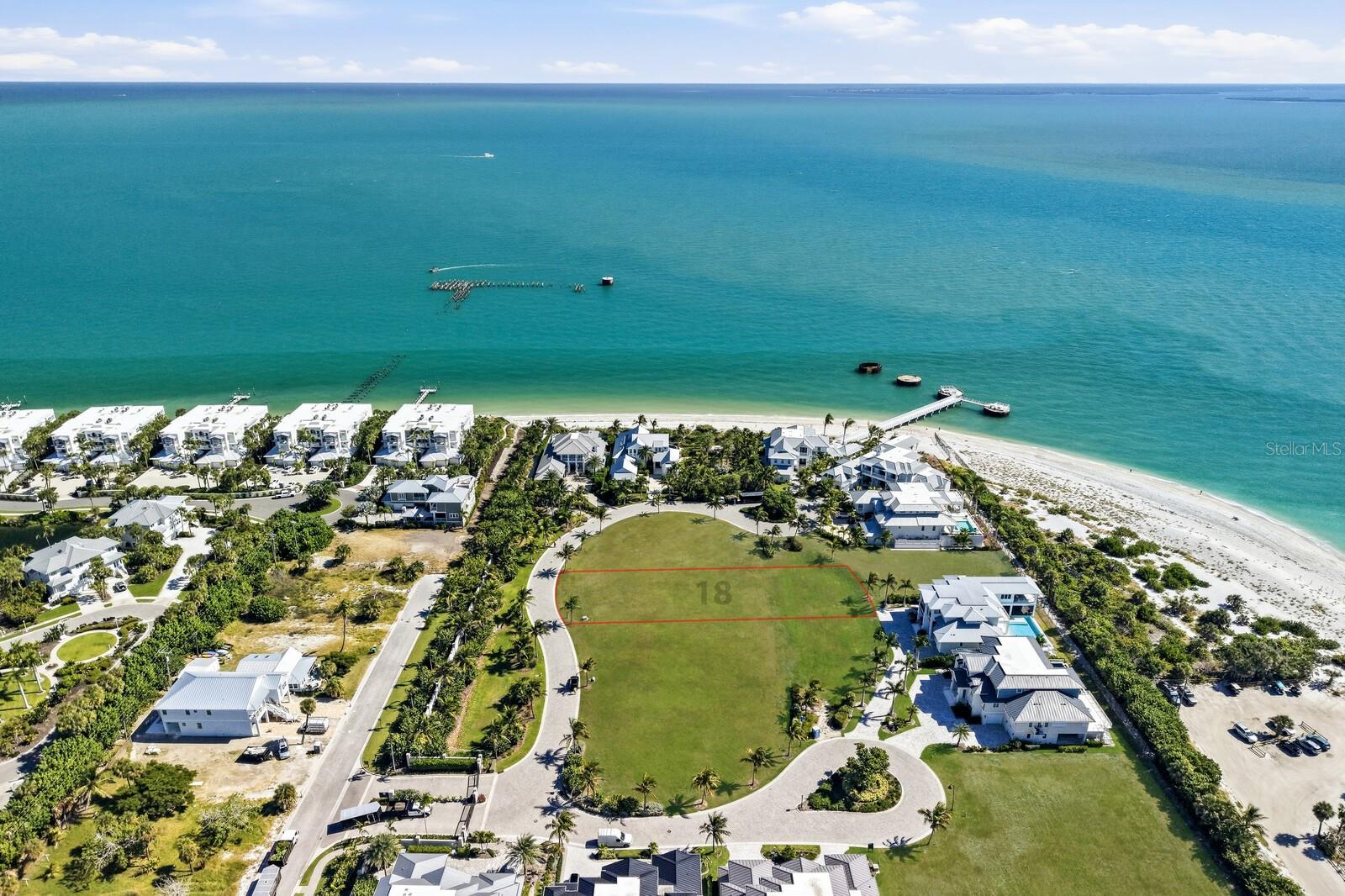 Now Offered! 869 Hill Tide Lane is one of the last remaining custom buildable lots available in treasured Hill Tide Estates and offers convenient access to the private East Beach along with a unique Fishing Pier in Boca Grande Pass exclusive to this elite group of ownership. The deep oversized premier lot provides limitless architecture flexibility due to its favorable AE flood zone elevation and the state-of-the-art infrastructure system unmatched anywhere on island. This luxurious gated community showcases custom designed residences on brick paved streets overlooking the Gulf of Mexico, Boca Grande Pass, and Charlotte Harbor! Hill Tide Estates is the only subdivision on Gasparilla Island that fronts Boca Grande Pass, aka ‘The Tarpon Capital of the World’. Currently, the adjacent lot is also available for purchase which provides a unique opportunity to build one large residence by combining lots. ***There was no storm damage to this lot from any of the past hurricanes.