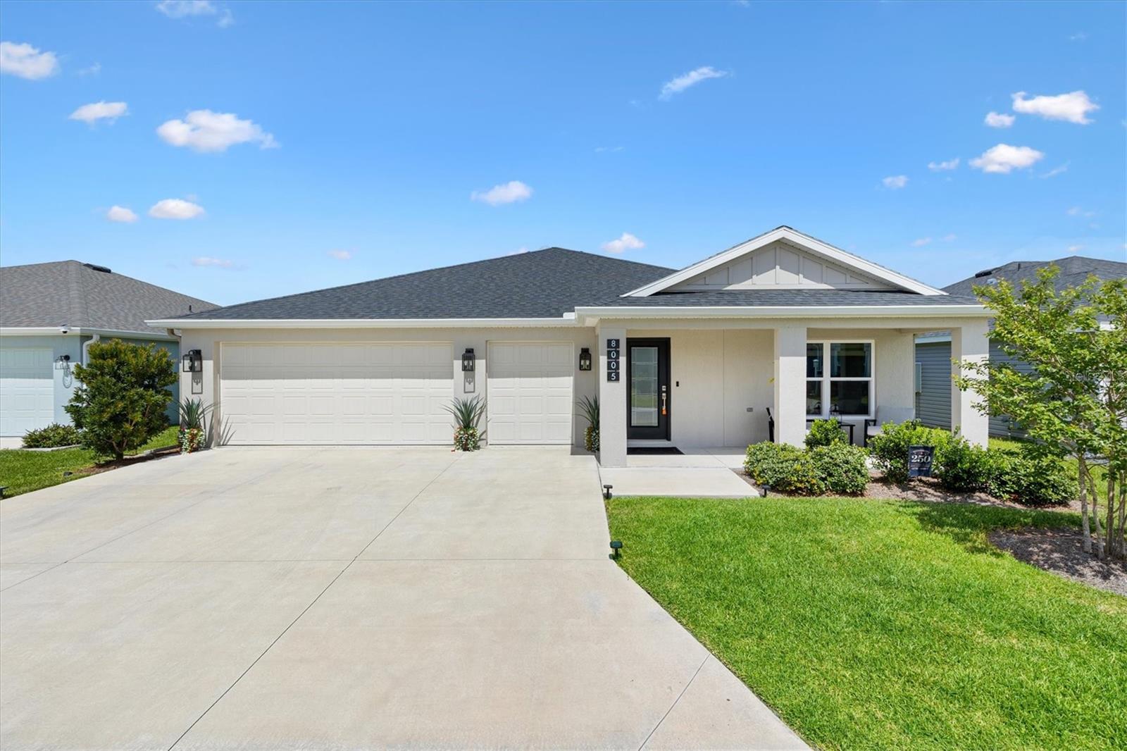 Hi, I’m the one you’ve been waiting for.

I’m a 3 BEDROOM, 2 BATH HOME in **SHADY BROOK**, close to **EASTPORT**, **MIDDLETON**, and all the new excitement happening in The Villages. I was built in 2024, so I still have that fresh, polished feel, and honestly, I show like a model.

My JUBILEE FLOORPLAN gives you a smart, comfortable layout with CONCRETE CONSTRUCTION, LVP FLOORING, QUARTZ COUNTERTOPS, **PLANTATION SHUTTERS**, and **INTERIOR LAUNDRY**. My kitchen is ready to shine with an Awesome kitchen faucet and LARGE SINGLE SINK, a **KITCHEN PANTRY**, and plenty of space to enjoy everyday living or easy entertaining.

I also come with the upgrades buyers actually care about. I have a 2 CAR PLUS GOLF CART GARAGE, **EPOXY GARAGE FLOORING**, OVERHEAD GARAGE STORAGE, WHOLE HOME GUTTERS, **NOVA WATER FILTRATION**, CLOSET ORGANIZATION, upgraded bathroom faucets, and **SURROUND SOUND**. even on the lanai.

Out back, my lanai offers **PRIVACY SHADES**, giving you a comfortable spot to relax without feeling like you are on display. I’m tucked on a **QUIET STREET**, close to what is new, fresh, and growing, but still peaceful when you come home.

I’m  move-in ready. I just need you to come see me.
