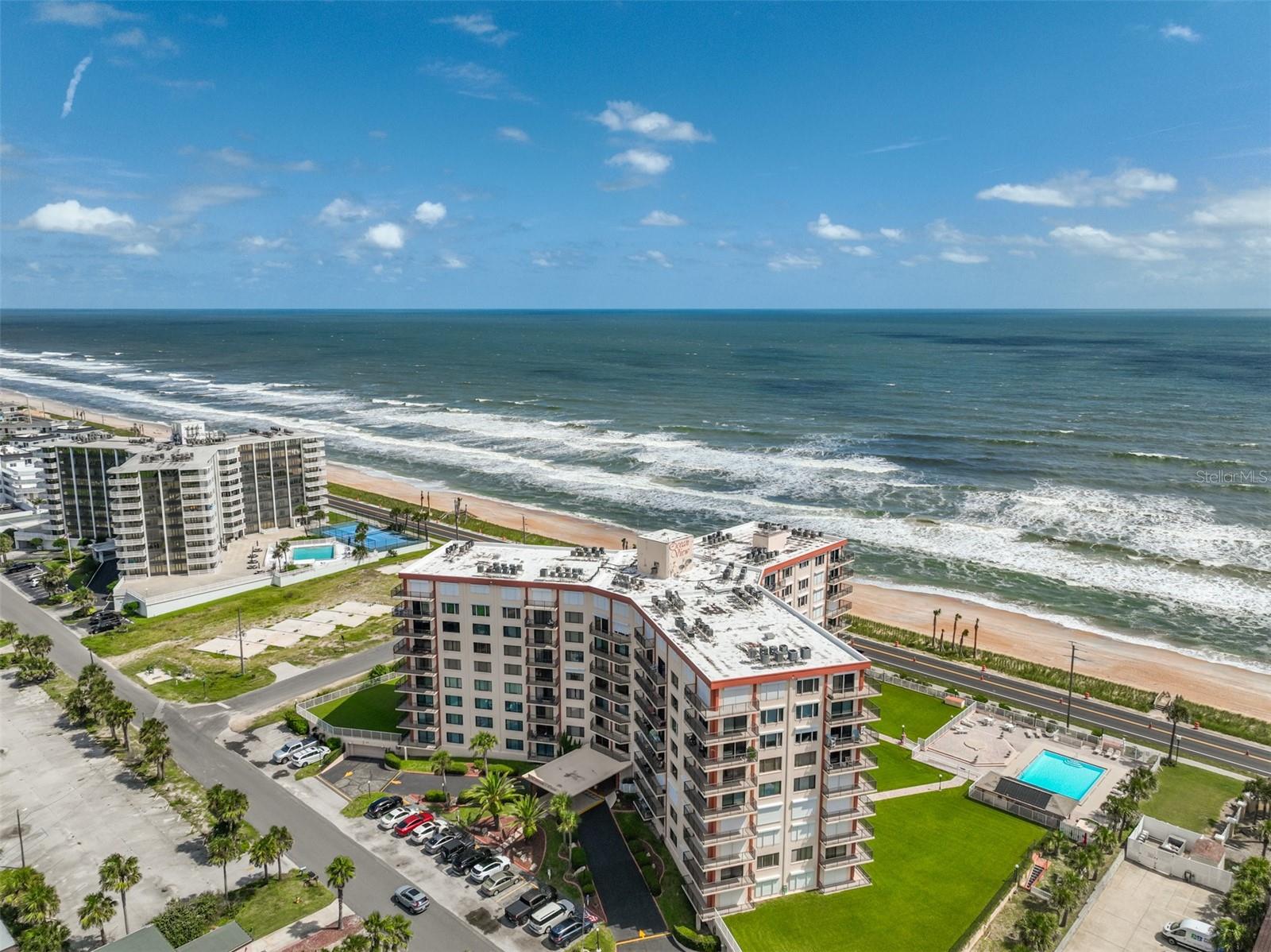 Ocean Views • First Floor Convenience • Beachside Living at Its Best!

Wake up to ocean views and coastal breezes in this beautifully positioned 2 bedroom, 2 bath first-floor condo overlooking the sparkling community pool. Featuring a desirable split floor plan for added privacy, this unit offers comfort, functionality, and the relaxed Florida lifestyle you’ve been dreaming of.

Enjoy morning coffee or evening sunsets from your private patio, with easy access to the pool and beach just steps away. The condo includes newer sliding glass doors, hurricane shutters, and an in-unit washer and dryer for peace of mind and everyday convenience.

? Community Amenities Include:
    •    Resort-style pool
    •    Exercise room
    •    Event/clubhouse room
    •    Sauna
    •    Tennis & Pickleball courts
    •    Under-building covered parking (1 assigned space)
    •    Outdoor shower by the pool
    •    Private beach walkover just across the street

Outdoor lovers will appreciate being walking distance to Gamble Rogers State Park, offering fishing, kayaking, canoeing, and scenic hiking trails.

 Location Perks:
    •    Less than 5 minutes to downtown Flagler Beach shops & restaurants
    •    20 minutes to Daytona Beach
    •    Just over an hour to Orlando & area theme parks
Pet Friendly: One dog allowed (35 lbs or less).

Whether you’re looking for a full-time residence, beachside retreat, or investment opportunity, this condo delivers location, lifestyle, and value. Inspections welcome, Condo sold as is.