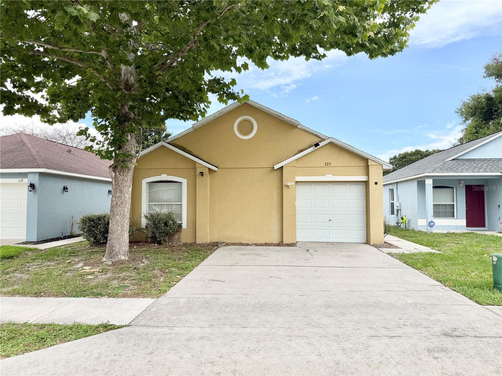 Welcome to this beautifully maintained and freshly painted 4-bedroom, 2-bathroom home, offering the perfect blend of comfort, functionality, and convenience. Move-in ready and thoughtfully updated, this spacious residence offers ample space for everyday living and entertaining.  Step into a bright, welcoming living area filled with natural light. The versatile floor plan includes a spacious great room at the center of the home, ideal for everyday living and entertaining. Recent updates include new vanities in the primary and second bathrooms, as well as a renovated kitchen with new fixtures, sink, granite countertops, white shaker cabinets, a garbage disposal, and a refrigerator. Additional improvements include a 2020 dishwasher, garage door opener, and HVAC system, plus a 2018 roof.  Just beyond the main living area, you'll find a bright and airy Florida room overlooking the backyard and pond. This flexible space is perfect for enjoying your morning coffee, creating a home office, hobby room, or simply relaxing while taking in the peaceful water views year-round.  The home features four generously sized bedrooms and two full bathrooms, providing comfortable accommodations for family members and guests alike. An abundance of closet space throughout the home ensures plenty of storage options, while the interior laundry area adds everyday convenience.  Step outside to enjoy the private backyard, which offers endless possibilities for outdoor living, gardening, play areas, or entertaining. Situated on a scenic pond lot, the property provides tranquil water views and a serene setting rarely found at this price point.  Additional features include a one-car garage and an extended driveway with ample parking for multiple vehicles and visitors. Major updates have already been addressed, including a new water heater installed in 2023, along with regularly serviced HVAC and plumbing systems, providing added peace of mind for the new owner.  Conveniently located with easy access to Interstate 4 and SR-417, this home places you just minutes from Historic Downtown Sanford's restaurants, shops, entertainment, and waterfront attractions. Plus, you're only approximately 45 minutes from the beautiful beaches of New Smyrna Beach.  Don't miss this opportunity to own a spacious, move-in ready home with pond views, modern updates, and an ideal Central Florida location. Schedule your private showing today!
