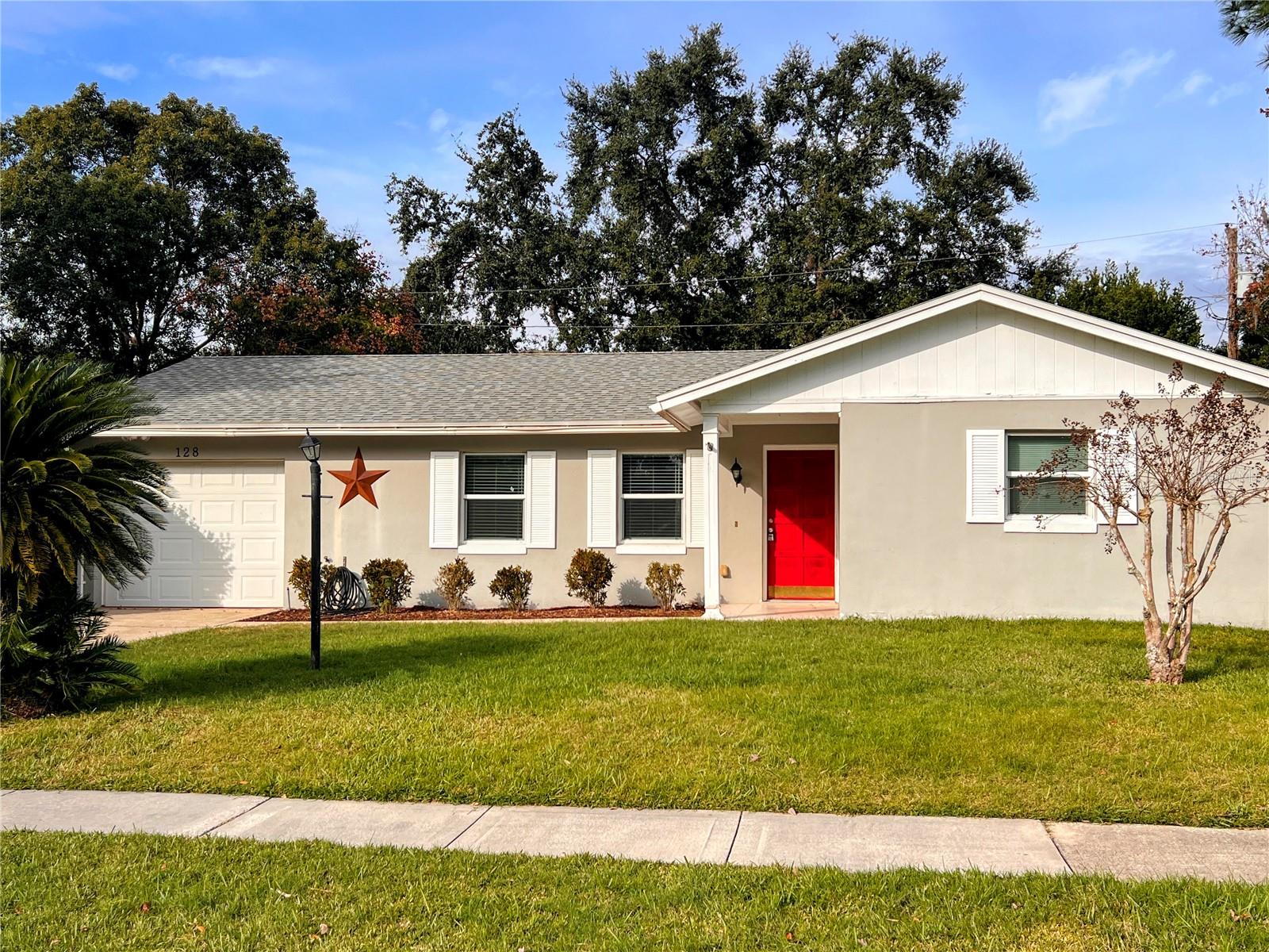 This quaint light and bright 3 bedroom 2 bath home is freshly painted and ready for move in. Appliances include, refrigerator, microwave, dishwasher range and full size washer and dryer. Wood and tile flooring throughout. Skylights, Screened in patio, fenced backyard and a fire pit for your family get togethers. Don't wait, call today to schedule a showing! Anyone over the age of 18 years old must apply. Applications/qualifications are online. Credit/background checks required. Good rental history and proof of income required. Security Deposit and a one-time lease admin fee of $199 due at lease signing.