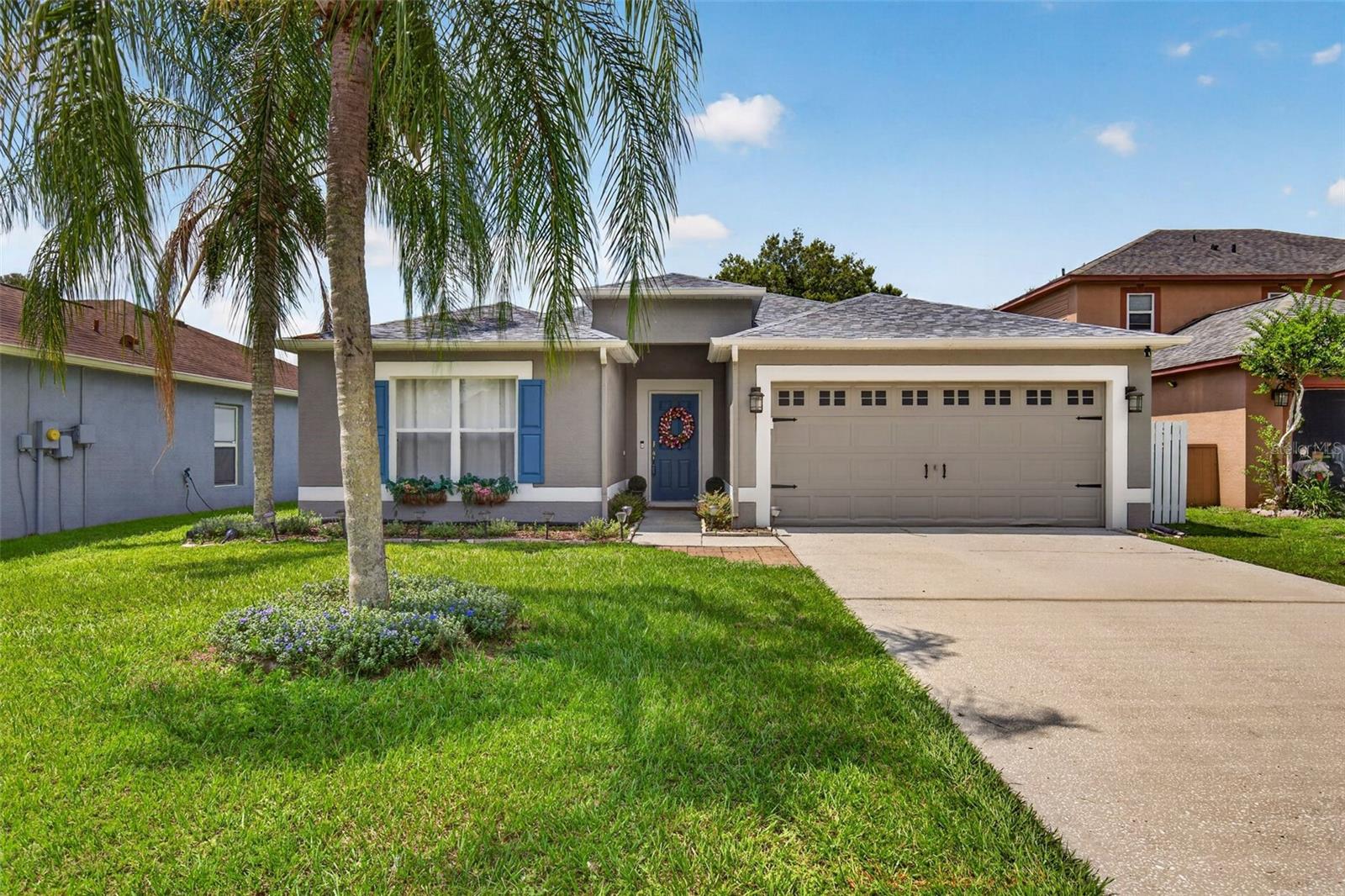 Tucked away on a QUIET CUL-DE-SAC with NO REAR NEIGHBORS and peaceful CONSERVATION VIEWS, this beautifully updated 4-bedroom, 2-bath home offers the perfect blend of comfort, privacy, and convenience.  From the moment you arrive, you'll appreciate the pride of ownership and thoughtful updates throughout. Inside, you'll find FRESH INTERIOR PAINT (2025), NEW LIGHT FIXTURES, NEW CEILING FANS, NEW BLINDS, and custom BUILT-IN SHELVING that adds both character and functionality.  The open living spaces flow seamlessly to the COVERED, SCREENED-IN PATIO, creating the perfect place to relax, entertain, or simply enjoy the tranquil conservation backdrop. The FULLY FENCED BACKYARD offers privacy with plenty of room for pets, play, or future outdoor additions.  Enjoy added peace of mind with major system updates already completed, including a NEW ROOF (2025), NEW WATER HEATER (2025), and HVAC (2023) featuring a UV LIGHT for enhanced indoor air quality.  Enjoy the best of Wesley Chapel living with convenient access to SR-54, I-75, shopping, dining, entertainment, and top everyday conveniences. Whether you're commuting, meeting friends at KRATE at The Grove, shopping at The Shops at Wiregrass or Tampa Premium Outlets, or enjoying one of the area's many parks, you'll love how close everything is while still coming home to a quiet cul-de-sac with peaceful conservation views.  This MOVE-IN READY home truly checks all the boxes... UPDATED, PRIVATE, and ideally located. Schedule your private showing today! **Ask about EXCLUSIVE FINANCING INCENTIVES available to qualified buyers. Buyer is not required to use the preferred lender.