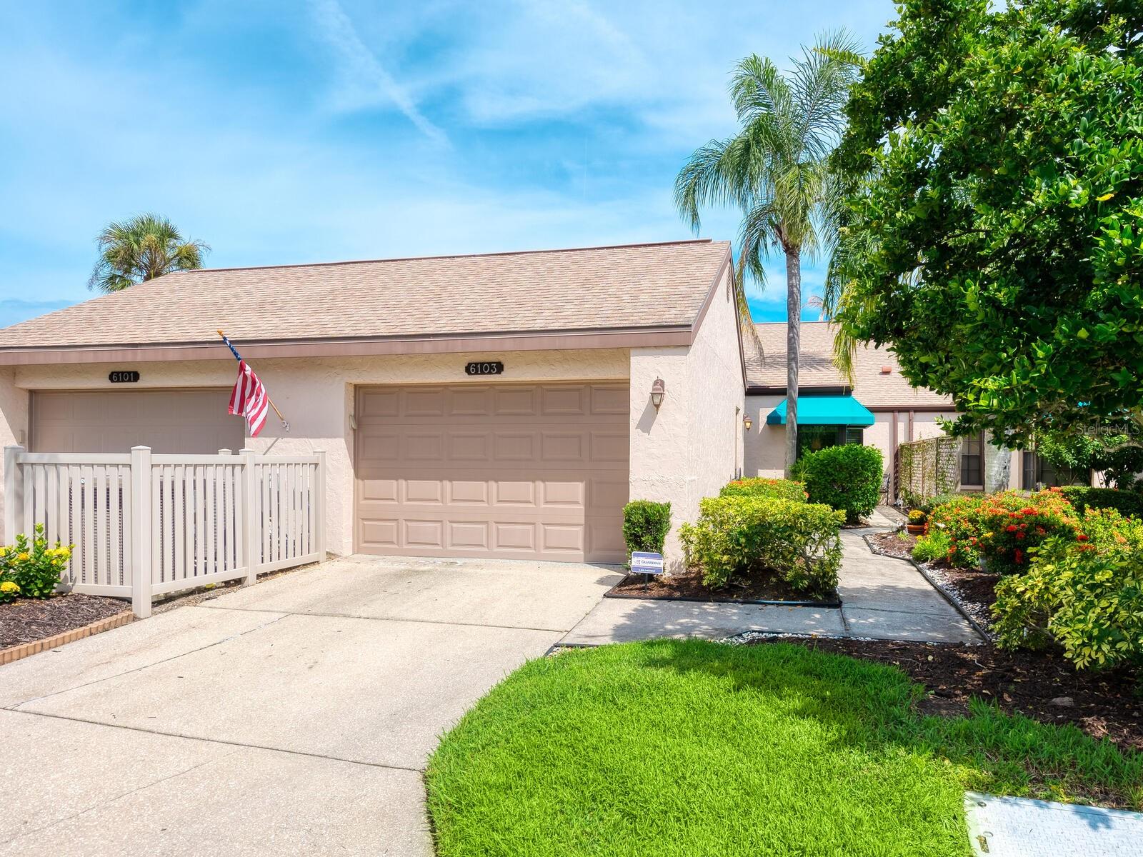 Welcome to this updated residence in Clubside at Palm-Aire. Offering three bedrooms, two baths and spans 1,751 square feet under air. An under-air Florida room overlooking the golf course extends the great room living space, creating a versatile area for relaxation or entertaining. This home has been fully updated to include impact-rated hurricane windows and doors, and the beautiful guest bath with modern finishes is delightful. The owner’s suite includes an en-suite bath with dual sinks, a glass-tiled walk-in shower and a spacious walk-in closet with custom closet and an adjacent room overlooking the golf course, can be used as an office, or serve as a peaceful retreat. The oversized one-car garage features custom cabinetry and an upgraded speckled epoxy floor. Clubside at Palm-Aire is an active community with a pool. Though the community is set along the Palm-Aire Country Club golf course, membership is optional. The location is just minutes from University Town Center, Sarasota-Bradenton International Airport, downtown Sarasota and Lido Key Beach. Owner put nearly $200K in improvements and upgrades in this home.  List provided upon request.
