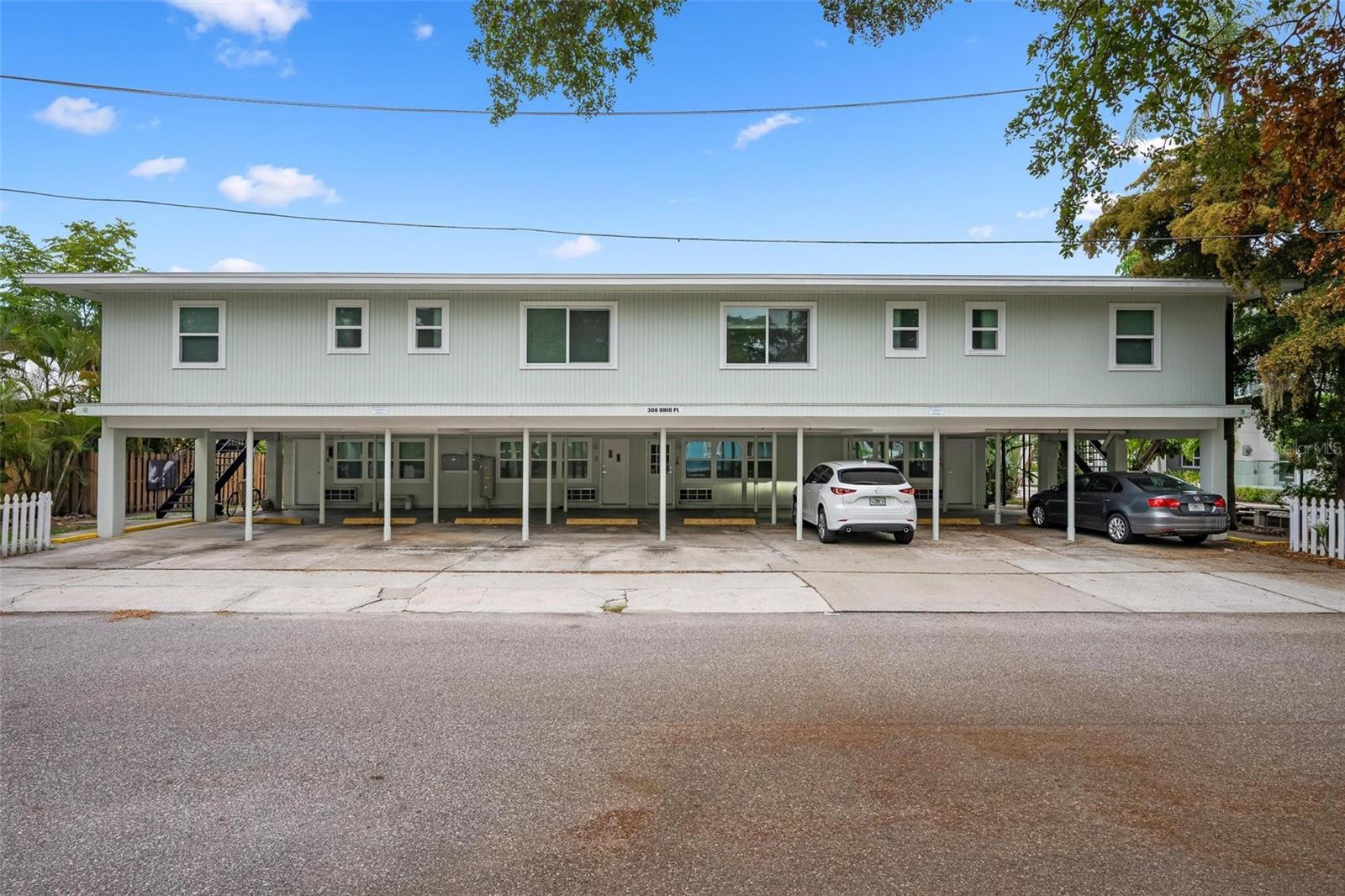 BEAUTIFULLY UPDATED 1 BEDROOM, 1 BATHROOM FIRST FLOOR CONDO LOCATED IN THE HIGHLY SOUGHT AFTER DOWNTOWN HISTORIC NEIGHBORHOOD OF LAUREL PARK! This condo has been completely renovated with new appliances, light fixtures, granite countertops, kitchen cabinets, flooring, paint, impact windows, window coverings, ceiling fans, fully tiled bathroom with vanity, shower glass, new toilet and window, walk in closet and separate water heater closet. EVERYTHING in this home is brand new. All electrical wiring, receptacles, switches, smoke detectors are new. All cast iron pipes have been replaced with PVC. Drain lines and water lines are new. Each condo comes with one dedicated covered parking space, individual locked mailbox and the building features security coach lights that are on from dusk to down for your safety along with coin operated onside laundry room for convenience.  All of this is located right down the street from all of downtown Sarasota's hotspots, main street shopping, restaurants, entertainment and Sarasota's gorgeous beaches. Call to set up your private showing today!
