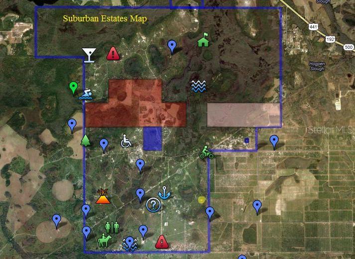 This property is for recreational use only. Owning a lot in Suburban Estates entitles you to a key for the main gate and entry to Suburban Estates. Suburban Estates covers over 11,000+ acres of land which is known for camping, fourwheeling, fishing, hunting, etc. This is not a buildable lot. Please call agent if you are not familiar with Suburban Estates. Due to the nature of this type of property, showings are not given by listing agent. You may use the coordinates provided to view the aerials that are available on Google earth or visit the Osceola County Property Appraisers website to get an overview of the area. Lat:28.132799 Lon:-81.143761