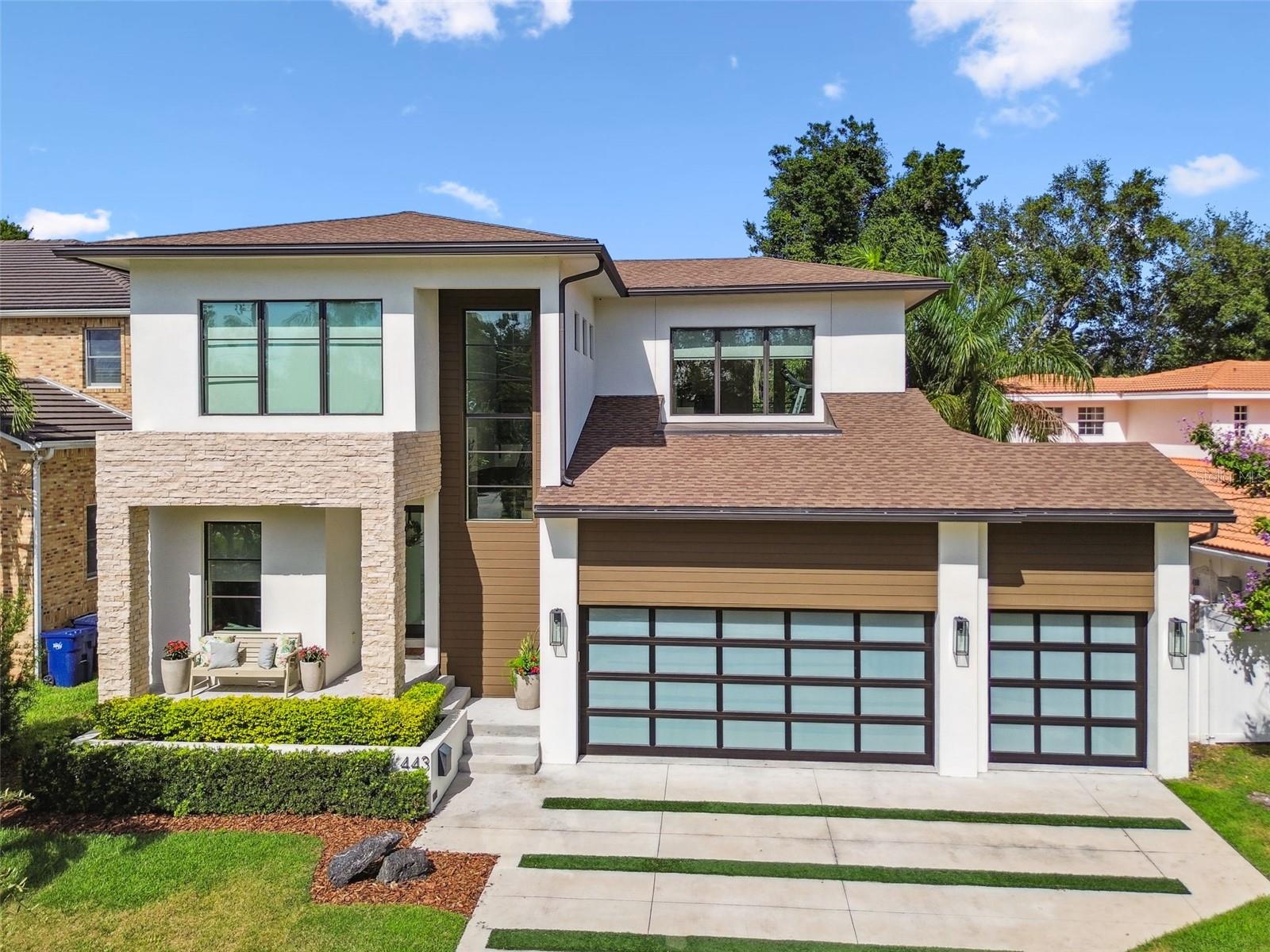 Stunning architectural design and the exceptional use of premium materials define this fully custom Davis Islands residence by renowned BUILDeriors. Perfectly situated on one of the island’s quietest and most desirable streets, this home exemplifies timeless modern luxury with a seamless blend of function and elegance.

Inside, you’ll find an open-concept floor plan enhanced by motorized window treatments, designer lighting, engineered diagonal hardwood floors, and exquisite tile work. The expansive living room features a natural limestone feature wall and opens effortlessly into the open living space.  Enjoy the chef’s kitchen, where custom cabinetry, quartz countertops with a waterfall island, and top-of-the-line Wolf and Sub-Zero appliances—including a 6-burner gas range, under-counter wine refrigerator, drawer microwave, walk-in pantry, and butler’s pantry—cater to both everyday living and upscale entertaining.

A wall of stacked sliding glass doors blurs the line between indoors and out, revealing a covered lanai with a full outdoor kitchen and a striking saltwater pool finished with mosaic tile along the waterline. The entire space is designed to provide a true indoor-outdoor lifestyle, perfect for Florida living and entertaining year-round.

The first floor also includes a separated guest suite with bathroom, an office, flex space currently being used as a dining room, and a beautifully appointed half bath. Upstairs, the private primary suite offers a peaceful retreat with a wall of sliding glass doors overlooking the pool, a jaw-dropping 33-foot custom closet, and a luxurious spa-inspired bath with dual vanities and designer finishes. Two additional en-suite bedrooms, a laundry room, and a versatile flex room complete the second floor.

This home also includes a full home audio system with speakers throughout the interior and exterior, a comprehensive security system with cameras and alarm monitoring, tankless water heaters, gas pool heater, a multi-zone HVAC system, and a spacious three-car garage. Every closet is custom outfitted, every fixture is curated, and every inch of this home has been crafted with care and intention.

Truly a one-of-a-kind property in one of Tampa’s most sought-after neighborhoods, Davis Islands.  A GOLF CART COMMUNITY, it’s easy to explore everything the island has to offer. There are no HOA fees, yet Davis Islands residents enjoy a wealth of amenities, including tennis courts, dog beach, boat ramp, playgrounds, open parks, bike paths, and scenic waterfront views. You’re just a short walk to Bayshore Little League or the Village for boutique shopping, delicious dining, and live music. Less than 20 minutes to TPA, downtown Tampa, International Mall, Tampa General, and Tampa Stadium, this Davis Islands masterpiece offers the best of modern living in a timelessly designed package.
