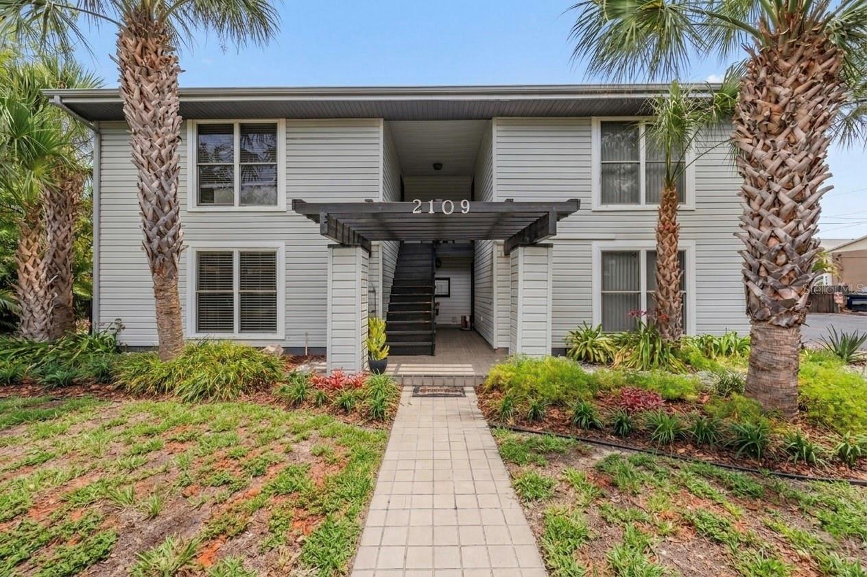 Back on market - Buyer financing fell through.  Don't miss this rare opportunity to acquire a turn-key quadriplex just two blocks from Tampa's ultra popular SoHo entertainment district and less than half a mile from upscale Hyde Park Village. Each unit is approximately 740 sqare feet and features 2 nicely sized bedrooms, a full bathroom, inside laundry room and plenty of closet space for added storage.  The recently resurfaced parking area accommodates up to 10 vehicles - a major benefit for tenants who don't need to worry about residential street parking permits. There is a property manager's closet located under the stairs for added convenience. All units are currently leased into 2027 and beyond.  Units 1 and 3 have been updated to create a more open floor plan.  All units have are well maintained and professionally managed. The 65' x 126' lot with 8,190 square feet is zoned RM-16 and continues to capture the attention of local developers for future possibilities.  Each unit has its own electric meter and there is one water meter for the whole building.  All showings by appointment only - please respect tenant privacy.