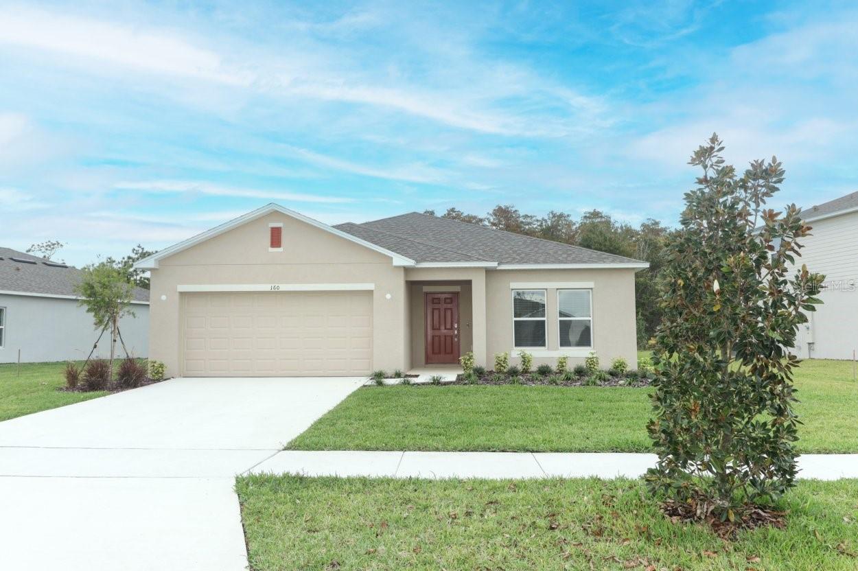 MLS # O6152022 Ready Now! The Magnolia at Stepping Stone! Entering through the front door, visitors experience a clear sight line all the way through the core of the home. Bright and spacious, the Magnolia plan features an extended entertaining corridor that includes the dining room, kitchen and gathering room, with sliders opening at the rear onto the back patio. A long prep and serve island, ample counter space and a generous walk-in pantry are perfect for foodies while the central location of the kitchen keeps the chef in your household engaged during social gatherings and events. Structural options include: Covered Lanai.