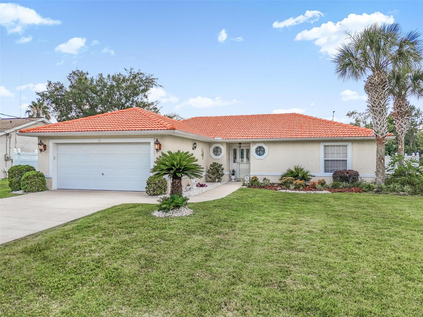 WOW! One of only a few pool homes currently available in Palm Coast at this price! Don't miss this rare opportunity to own an immaculate Amaral custom-built 3-bedroom, 2-bath home. Thoughtfully designed with quality craftsmanship and meticulously maintained, this home offers the perfect combination of comfort, style, and Florida living.
Inside, you'll find tile flooring throughout, a desirable split-bedroom floor plan, and an updated kitchen featuring beautiful granite countertops. Enjoy your morning coffee in the sunny breakfast nook overlooking the screened, solar-heated pool and spa, then relax in the jacuzzi at the end of the day.
Step outside to your own private backyard retreat featuring mature landscaping, a fully fenced white PVC backyard, and an expansive screened pool enclosure with more than 1,500 square feet of outdoor living space, including a covered lanai that's perfect for entertaining or simply enjoying the Florida lifestyle year-round.
Built with durable concrete block construction, a stucco exterior, and a timeless Spanish tile roof, this exceptional home also includes an oversized two-car garage with plenty of room for vehicles and additional storage.
Located in the Matanzas Woods Subdivision with no HOA, minutes to highways, shopping and the beach!
Opportunities like this don't come along often. Schedule your private showing today before this one is gone!