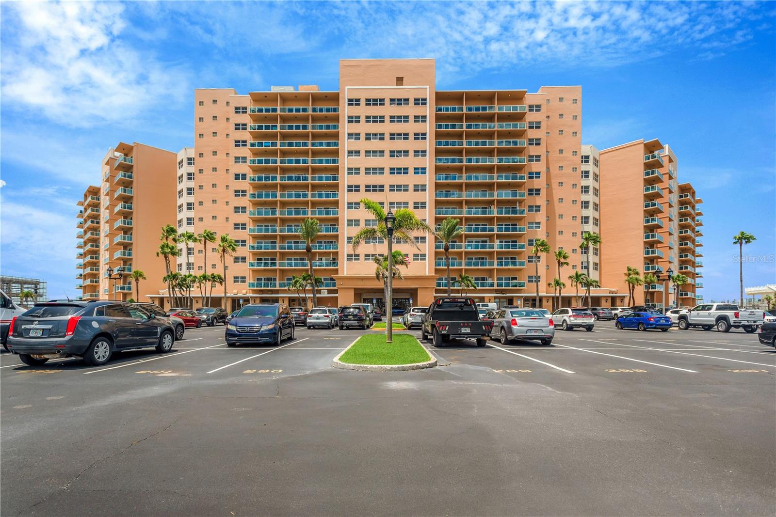 Experience the ultimate Gulf-front lifestyle in this beautifully maintained 1-bedroom, 1-bathroom condo (approximately 775 sq ft) on the 4th floor of the beautiful Regatta Beach Club. Nestled in the serene North Clearwater Beach neighborhood, this residence offers a private beach feel while remaining conveniently close to all the action.
Step inside this turnkey gem and discover an open, light-filled layout that seamlessly blends comfort and sophistication. Floor-to-ceiling windows and sliding doors invite abundant natural light and refreshing Gulf breezes throughout the living spaces. The remodeled bathroom features a spacious walk-in shower, while high-end custom cabinetry in the living room adds both elegance and practical storage. Your private balcony is the perfect spot to unwind with breathtaking Gulf views and the soothing sounds of the waves—transporting you to a Key West state of mind.
Regatta Beach Club delivers resort-style living at its finest with an outstanding amenities package:

Direct private beach access to the world famous sands of Clearwater Beach, just steps away
Olympic-size heated beachfront pool
State-of-the-art fitness center
Media room, arcade room, and library
Outdoor grills and entertaining areas
Private pier ideal for sunset viewing
24-hour security and gated access
Laundry facilities on every floor
Electric vehicle charging station

This prime North Beach location positions you away from the crowds and only walking distance to Pier 60, vibrant restaurants, shopping, and nightlife. Enjoy miles of secluded shoreline to the north, or hop on the Jolley Trolley right at the building entrance. Tampa International Airport (TPA) is also conveniently accessible.
The community has demonstrated strong hurricane resilience, with ongoing building improvements—including power distribution relocation to higher elevation—providing added peace of mind.
This Gulf-front opportunity is truly special and won’t last long. Schedule your private showing today and make this slice of paradise your own!