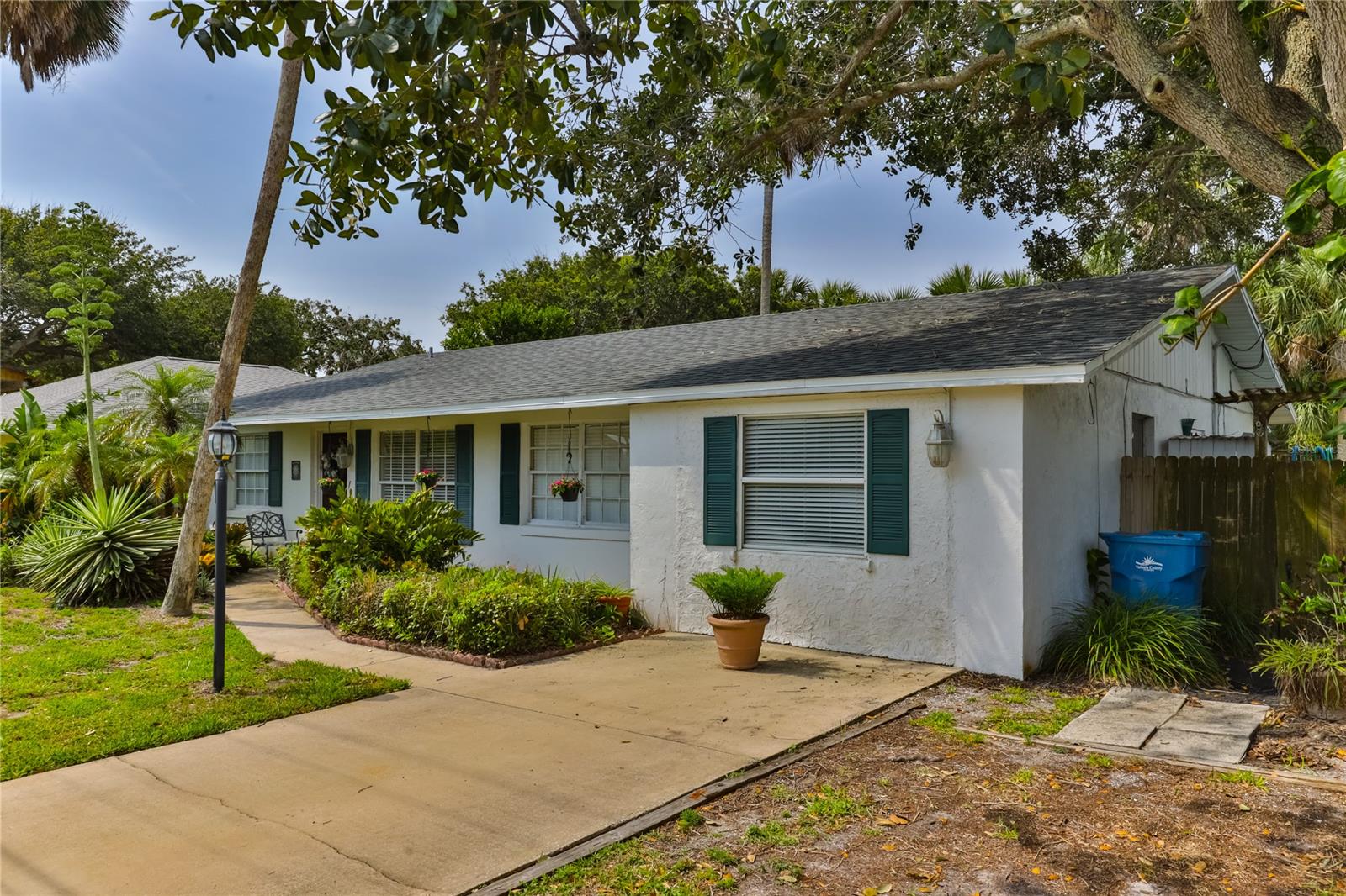 Looking for your beach home, getaway or investment property? Look no further. Welcome to Paradise. Just a short walk to the no drive beach and to access to the Indian River for your Paddleboard, Kayak or Canoe. Come visit this must see ,3-bedroom, 2- bathroom beachside home in the desirable Silver Sands neighborhood of New Smyrna Beach. Silver Sands is a quaint, quiet single family neighborhood nestled between the Atlantic Ocean and Indian River and is known for some of the best fishing in Central Florida .  Additional Den/ Florida Room gives you the flexibility to use for an office or home gym. The roof was replaced in 2017 and the AC was replaced in 2021.The oversized , fenced in backyard is ready to for your own signature and design. It is waiting for your ideas to create your very own beach retreat. Add an in-ground pool or paved patio with an outdoor kitchen to create your private oasis. This home can be rented on a monthly basis. Don't wait, come live your best life at this seaside gem. Only a short drive to the iconic JB's Fish Camp and the pristine Canaveral Seashore State Park .Close to the shops and restaurants on Flagler Ave and Canal Street, New Smyrna Beach was rated in 2017 as one of the top 5 surf towns in the US by Surf magazine.  The seller will include a one-year home warranty with the sale. Buyers and their agents shall verify all information deemed important. ;Water: City