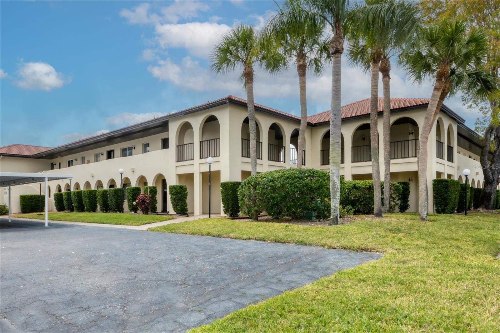Adorable Sarasota winter home or investment property. This updated, first floor and pet friendly condo with maintenance free living allows you to enjoy all that Sarasota has to offer. Major updates include kitchen and bathroom, AC, thermostat, air scrubber, appliances, water heater, storm door, lighting, tub fixtures and interior paint. Beautiful kitchen with granite counters and stainless steel appliances, ceramic tile throughout, extra large bedroom with walk-in closet, living room with adjoining office area and a garden view, designated covered carport, storage and laundry room only a few steps from the front door. Exciting 55 plus community with a full calendar of events and activities. This community offers a heated pool, fitness center, sauna, pickleball court, shuffleboard, library, billiards room, yoga, bbq grilling area, bingo, cards, socials and more! Just around the corner from Publix, Walgreens, Walmart Market, Home Goods and dining. Short distance to Siesta Key Beach and The Legacy Trail. Condo fee includes cable, internet, pest control, grounds maintenance. No waiting period to rent. No flooding or damage from hurricanes. Flood Zone X.