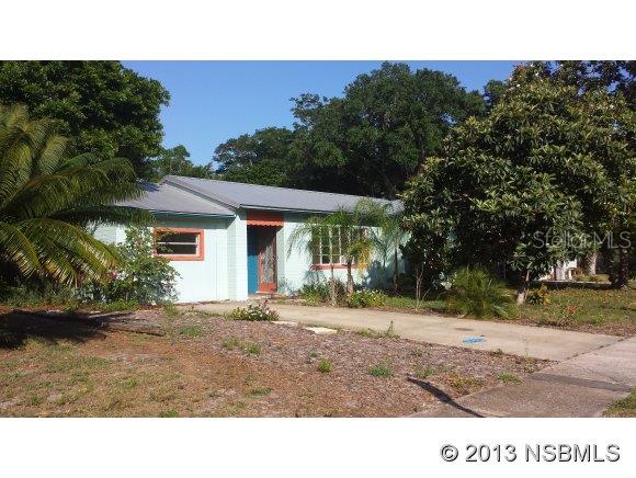 "PRE_FORECLOSURE" - Short Sale contracts subject to 3rd Party Approval. "PREFORECLOSURE - SHORT SALE. BANK APPROVED PRICE OF $139,000 - CLOSE BY 9/10/2013. Short Sale contracts subject to 3rd Party Approval. Between US 1 and River - historic NSB neighborhood in great central location. This wonderful 3/2 pool home has many updated features including: aluminum roof 2006, central AC 2011, pool pump and water heater 2012, remodeled bathroom, attic insulation and privacy fence 2011. Interior needs some work to complete remodeling. All this plus your own 16' x 32' screened pool! Walk to downtown Canal street, river, schools, library, and theatre. Beach across bridge! ;3rd Party Gr Com Reqd ;Water: City