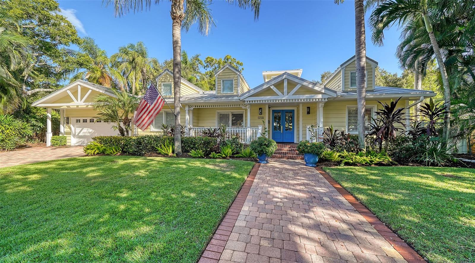 *$200K Price Improvement!* Welcome to 1715 South Drive in Cherokee Park, one of Sarasota’s most sought-after “west of Trail” neighborhoods admired for its large lots, boulevard style streets with sidewalks and 100-year-old oak trees. As if straight from the pages of Southern Living Magazine this charming single level home is beautifully positioned on an extra deep lot (100 x 200 sq ft). The home has been transformed over the years with major updates completed in 2003, 2011 and 2016 including hurricane rated windows and doors, a metal roof over the main house and pool house, a large en suite primary bedroom and a beautifully updated kitchen and family room with vaulted ceilings, stainless steel GE Monogram appliances, 6 burner Wolf Range, Everpure water filtration system, large granite island with extensive storage and a large walk-in pantry. Most recent improvements include a Kohler whole home natural gas generator (2022), a custom front door with privacy glass, a full remodel of both front bathroom and jack and jill bath including custom cabinets, designer tile and frameless shower and all new pool equipment (heater, pump, salt cell). Just under 3600 square feet, there is plenty of room to spread out with 4 bedrooms, 4 baths, a formal dining room, separate living and family rooms and an eat-in kitchen. French doors lead from the kitchen/family room to a private brick patio, large yard and entrance to the enclosed Pool House with separate kitchenette, full bath and storage garage. Cherokee Park’s ideal proximity to Southside Village, Sarasota Memorial Hospital, downtown Sarasota, and Siesta Key’s white powdery sand beach can’t be beat. Families will love the close proximity to top-rated Southside Elementary and the many holiday traditions that contribute to the neighborhood’s unique character.