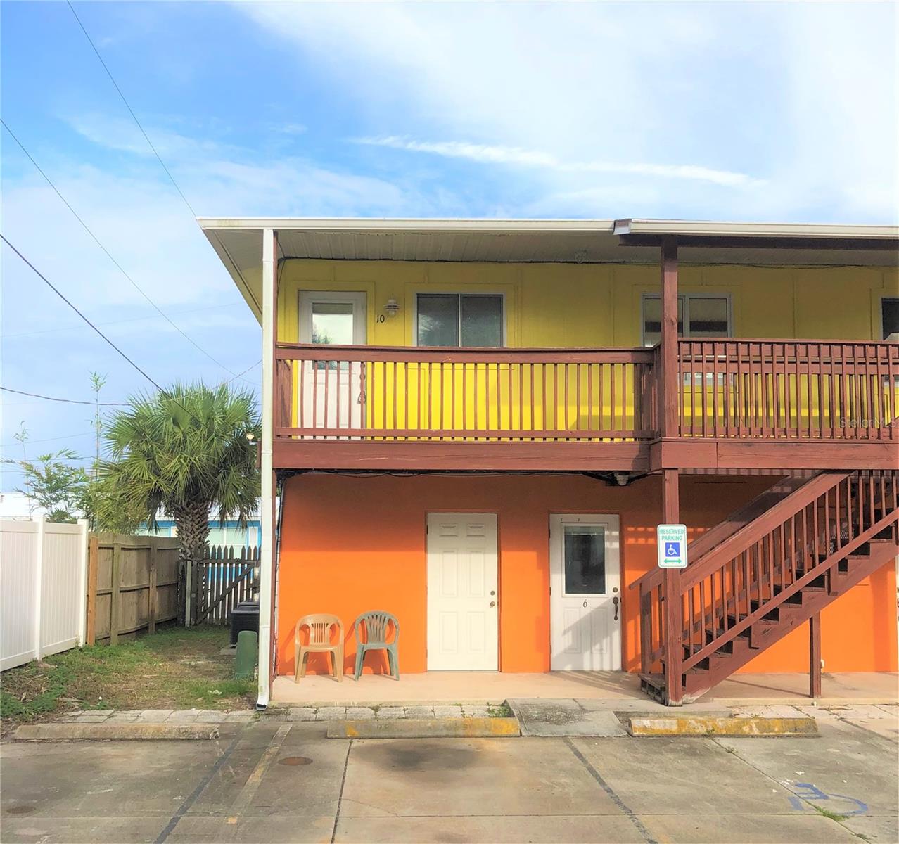 Corner of Flagler Avenue and Cooper St. Amazing location in town. Annual rental in the heart of NSB. No Smoking or Pets. Maximum occupancy is two. One block to the ocean. Step out your front door onto Flagler Avenue. Your own private parking is included.
