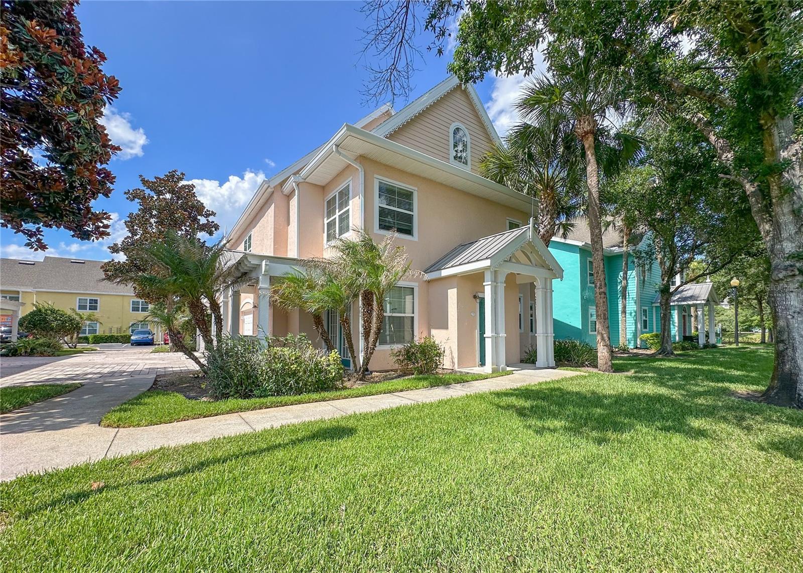 Welcome to 5000 Mangrove Aly #104 in Kissimmee, Florida! This fantastic property presents a wonderful opportunity to own a modern and stylish fully furnished condominium in a prime location. Whether you are looking for a primary residence or an investment property for either long-term or short-term rental, this property situated in the gated community of Runaway Beach, offers comfort, convenience, and a host of amenities. As you enter, you'll be greeted by a spacious, bright living area with French doors opening onto the private side patio. The open floor plan seamlessly connects the living room, dining area, and kitchen, creating an inviting atmosphere for both relaxing and entertaining. The updated kitchen is well-appointed with modern appliances, ample cabinet space, and a breakfast bar. This condominium features one primary bedroom, which is generously sized and includes a walk-in closet, and a family bathroom with a shower/tub combination. Additional features include a separate laundry closet with a washer and dryer, along with a large storage cupboard. Residents of this community also have access to a range of amenities, including two swimming pools, a hot tub, a fitness center, and a clubhouse. Conveniently located in Kissimmee, this property offers easy access to shopping centers, restaurants, entertainment venues, and major highways.