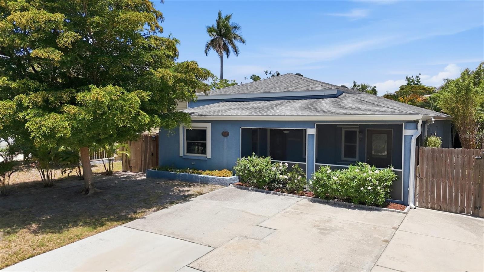 Welcome to the heart of Sarasota living in the desirable Gillespie Park neighborhood! This spacious 4-bedroom, 2-bath residence offers over 1,800 square feet of comfortable living space with an open floor plan, soaring ceilings, and durable tile flooring throughout.
Built in 1996 and thoughtfully updated with a new AC system and new windows, the home combines modern efficiency with everyday functionality. The enclosed garage provides exceptional flexibility and can serve as a bonus room, home office, den, fitness space, or potential in-law suite opportunity. Step outside to your own private backyard sanctuary featuring a fully fenced yard—perfect for entertaining, gardening, pets, or simply enjoying Florida’s outdoor lifestyle. Located within Sarasota city limits, this property offers excellent short-term rental potential and places you just minutes from vibrant downtown Sarasota, world-renowned beaches, SRQ Airport, shopping, dining, arts, and entertainment. Residents of Gillespie Park enjoy access to the community’s beautiful 10-acre park featuring tennis courts, walking paths, a scenic pond, playground, and expansive green space. Whether you’re searching for a primary residence, investment property, or seasonal retreat, this home delivers the best of Sarasota living with location, versatility, and lifestyle all in one exceptional package.