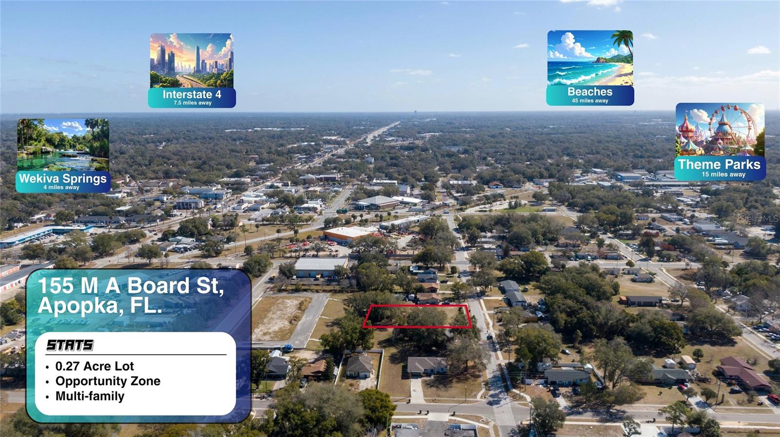 • Investors • Builders • AND retail homeowners looking to build with construction-to-perm financing? -Prime Development Opportunity in the Growing Apopka Corridor – Opportunity Zone – High & Dry Lot Exceptional opportunity in one of Central Florida’s fastest-growing markets. Located in the rapidly expanding Apopka corridor — widely recognized as a major extension of the Orlando real estate market — this high and dry buildable lot offers flexibility for both investors and future homeowners. Situated within a designated Opportunity Zone, this property offers multiple paths to value: Development Options: • Build one single-family home with an ADU (Accessory Dwelling Unit) • Re-plat and construct two single-family homes (subject to city approval) • Explore rezoning potential for multifamily development (subject to city approval) Optional preliminary plans are included. Plans may require revisions and final approval in coordination with the City of Apopka Planning Department. Not Just for Investors – Build Your Dream Home This property can also be purchased as a residential homesite for an owner-occupant looking to build a custom home. Construction-to-permanent financing options are available for qualified buyers, allowing you to purchase the lot and build your dream home with one streamlined loan. Whether you are: • A homeowner ready to design and build • A small builder • A long-term buy-and-hold investor • A 1031 exchange buyer This lot offers flexibility in a high-growth location. Apopka continues to experience strong residential and commercial development, infrastructure improvements, and increased housing demand throughout Northwest Orange County. Secure land in growth markets before pricing accelerates further. High and dry. Development flexibility. Growth corridor location. Buyer to verify zoning, re-platting, rezoning, and development requirements with the City of Apopka. For development guidance or construction-to-perm financing options for qualified buyers, contact The Landlord Finders Build Real Estate – Central Florida Land & Development

  BUILD FLORIDA REAL ESTATE