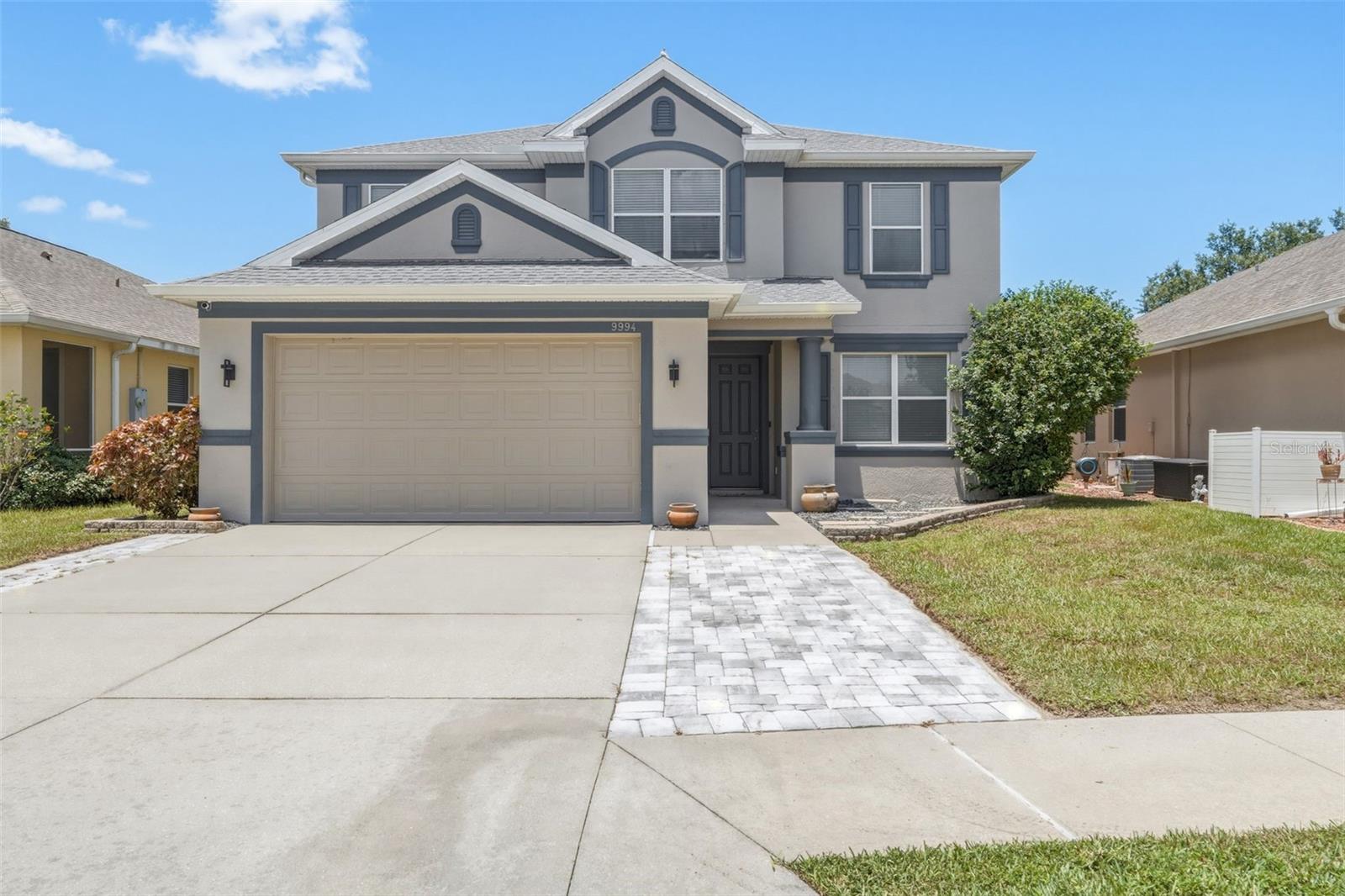 Virtually Staged. Welcome to this beautifully maintained 3-bedroom, 2.5-bath lakefront home in the desirable Creekside community of Punta Gorda! Offering nearly 2,400 square feet of thoughtfully designed living space, this two-story home combines comfort, style, and modern convenience.

Step inside to find spacious living areas, a functional floor plan, and an inviting kitchen complete with a reverse osmosis water filtration system. Enjoy peaceful mornings or relaxing evenings from the covered rear porch overlooking the tranquil lake—the beautiful water view is truly one of this home's standout features.

Upstairs, the spacious primary suite offers a spa-like retreat with a beautifully renovated walk-in shower featuring a luxurious rain shower head. The guest bathroom was also tastefully remodeled approximately two years ago and includes an oversized soaking tub, perfect for unwinding after a long day. A Murphy bed in one of the guest bedrooms provides flexible space for visitors or a home office.

This home has been thoughtfully updated with a new roof (2023), Wi-Fi-enabled garage door opener, Nest smart thermostats, and smart-enabled refrigerator, washer, and dryer—allowing you to conveniently control your home from your smartphone. Additional features include a two-car garage, public utilities, low HOA fees, and location in Flood Zone X for added peace of mind.

Conveniently located just minutes from I-75, downtown Punta Gorda, shopping, dining, parks, boating, and top-rated schools, this move-in-ready home offers the perfect blend of modern living and Florida lifestyle.

Come experience the lake views, thoughtful upgrades, and exceptional value this beautiful Creekside home has to offer!
1-YEAR HOME WARRANTY Provided to the buyer, ON US!