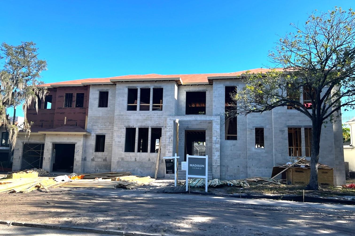 Under Construction. Welcome to Madison Home's newest Beach Park estate home. This residence is ideally located on one of Beach Park’s most desirable streets, offering a spacious floor plan with elevator, formal dining, oversized great room with fireplace and an open concept kitchen with Madison’s signature double island, Sous Chef prep room and large walk-in pantry. A private guest suite, formal office, pool bath plus powder room, complete the main floor. Upstairs, includes a 20x20 living loft, laundry/craft room and an additional flex room, ideal as a home gym, 2nd office or storage room. The primary suite features a morning kitchen, luxury bath and an enviable walk-in closet. All ancillary bedrooms include ensuite baths and walk-in closets. Outside enjoy the Florida lifestyle on the 14 x 37 lanai with outdoor kitchen. Enjoy the convenience of great schools, shops and access to International airport