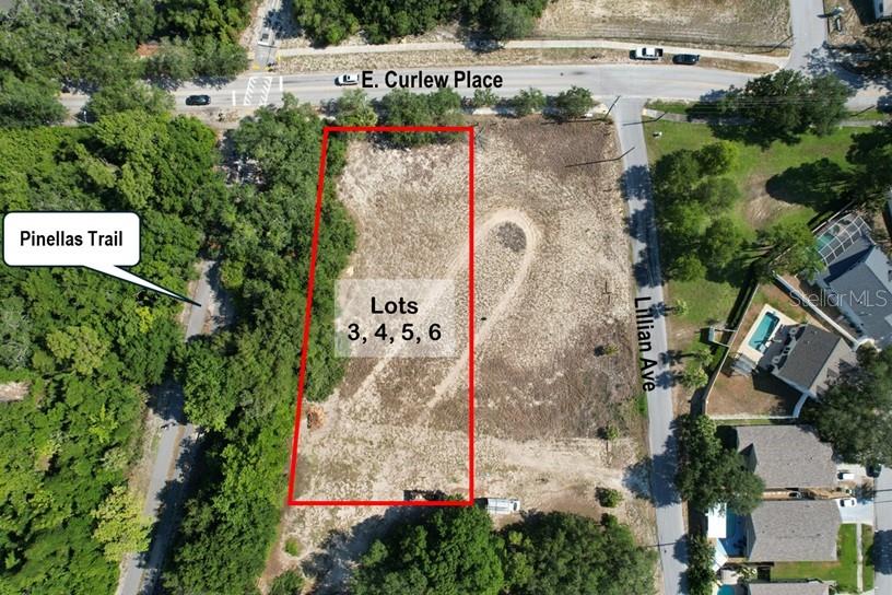 Lillian – West

Parcel Number

24-27-15-62190-001-0030

Lots: 3, 4, 5, 6

Exceptional High-and-Dry Lot on 0.65 Acres Nestled in a prime location in Pinellas County, this 0.65-acre parcel offers the perfect balance of tranquility and convenience. With dimensions of 87.8 feet at the front, 145 feet at the rear, and 244.7 feet deep, this unique property provides ample space for your vision while maintaining a cozy charm.

Located directly adjacent to the 45-mile-long Pinellas Trail, this lot is ideal for outdoor enthusiasts who enjoy biking, walking, or jogging. The property is high and dry and, to the best of the owner’s knowledge, has never flooded, making it a rare find in this area. Situated in a non-flood zone (buyer should confirm via flood maps), it combines peace of mind with practicality.

With frontage on South Curlew Place and rear access via an undeveloped public right-of-way on Dorothy Street, this parcel offers flexibility and potential. Sewer and water connections are already available at the property line, simplifying the development process.

Conveniently positioned near local amenities, this property is just:

· Tarpon Springs Sponge Docks: Less than 2 miles

· Sunset Beach: A little over 2 miles

· Palm Harbor: 3 miles

· Honeymoon Island State Park: 8 miles

· AdventHealth North Pinellas Hospital: Only 800 feet away

This lot is an exceptional opportunity to own a piece of Old Florida with modern conveniences close by. Whether you’re planning to build your dream home or invest, this property is ready to bring your vision to life.
