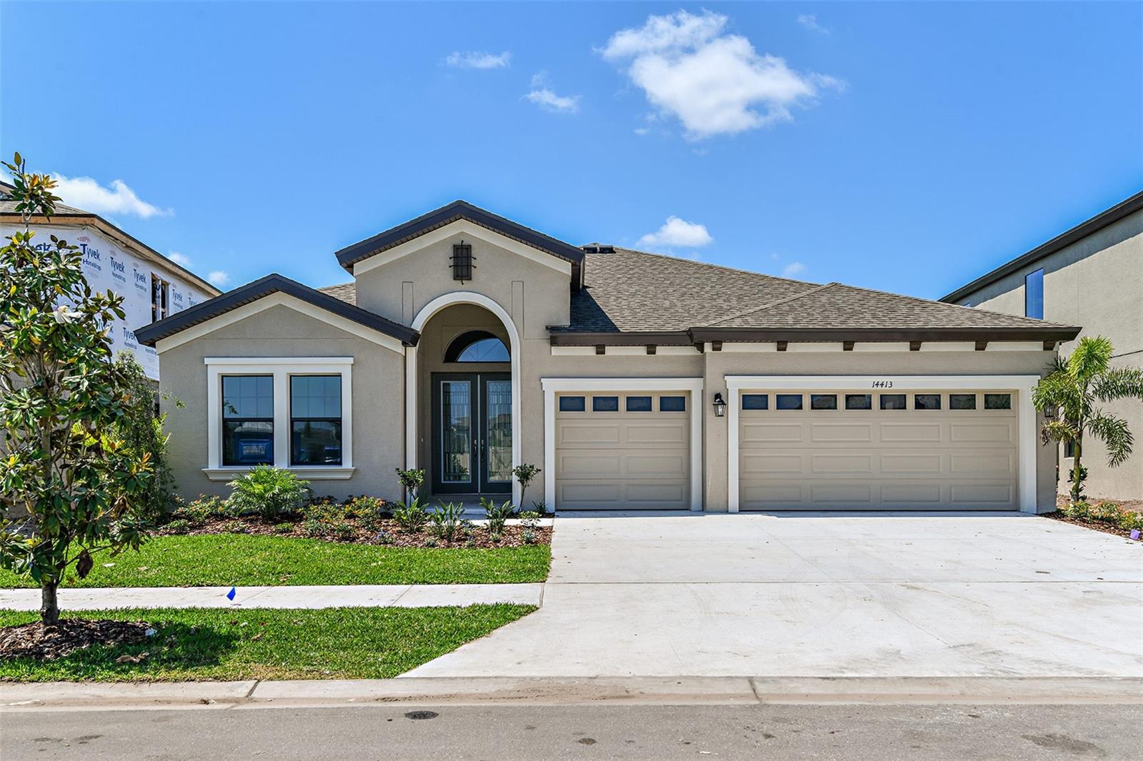 This home features Sonoma Stone cabinets, Ethereal Wht. Quartz counter-tops, Traveler 6”x24” Wht. wood tile flooring, and more. The Bayshore offers easy living with an open floorplan, while still offering privacy for the owner's retreat and secondary bedrooms. Follow the wide foyer to the heart of the home—a combined grand room, deluxe kitchen and casual dining. This main living area blends seamlessly to outdoor living, with access to the extended covered lanai. From the grand room, enter the owner’s retreat complete with dual walk-in closets and well-appointed master bath. 

Triple Creek is one of Riverview’s premier master planned communities with two separate clubhouses, multiple pools and one splash pad, tennis, basketball, walking and biking trails, playgrounds, fitness centers, meeting areas and more. Come by and have a tour of Triple Creek’s Hammock Club Amenity Center. 
Images shown are for illustrative purposes only and may differ from actual home. Completion date subject to change.