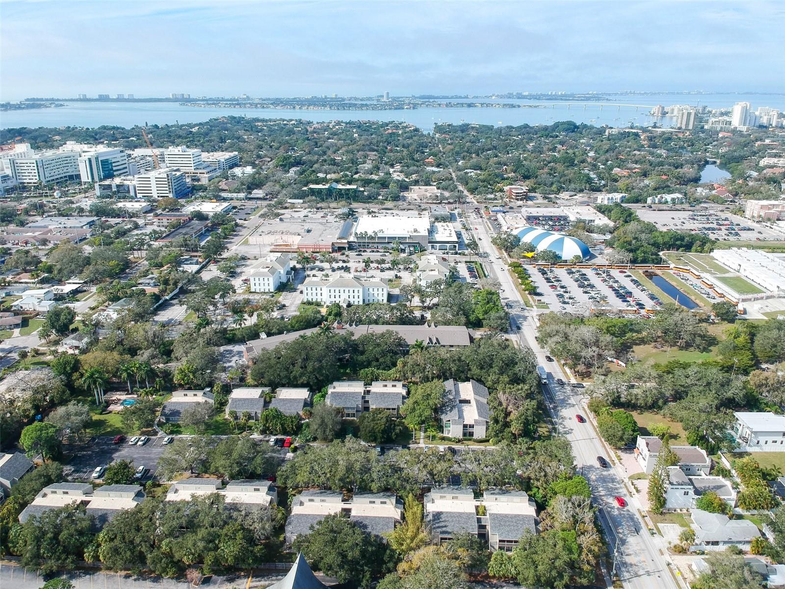 Welcome to maintenance-free living the the heart of Sarasota!  This beautifully maintained 2-bedroom, 2-bath condominium offers an ideal blend of comfort, convenience and location.  The spacious floor plan is light filled and has a great split bedroom floor plan and an ideal blend of comfort, convenience and location.  In addition to the bright living areas, a functional kitchen and generously sized bedrooms there is a private primary suite with en suite bath.  Enjoy relaxing mornings on one of 2 private lanais and take advantage of the community pool.  Located just minutes from downtown and minutes to world class Siesta Key Beach and Village as well as South Side Village with many restaurants and shops as well as Sarasota Memorial Hospital.  Whether you're looking for a year-round residence, seasonal retreat, or investment opportunity, this move-in ready condo is a fantastic value in a highly desireable location.   New AC